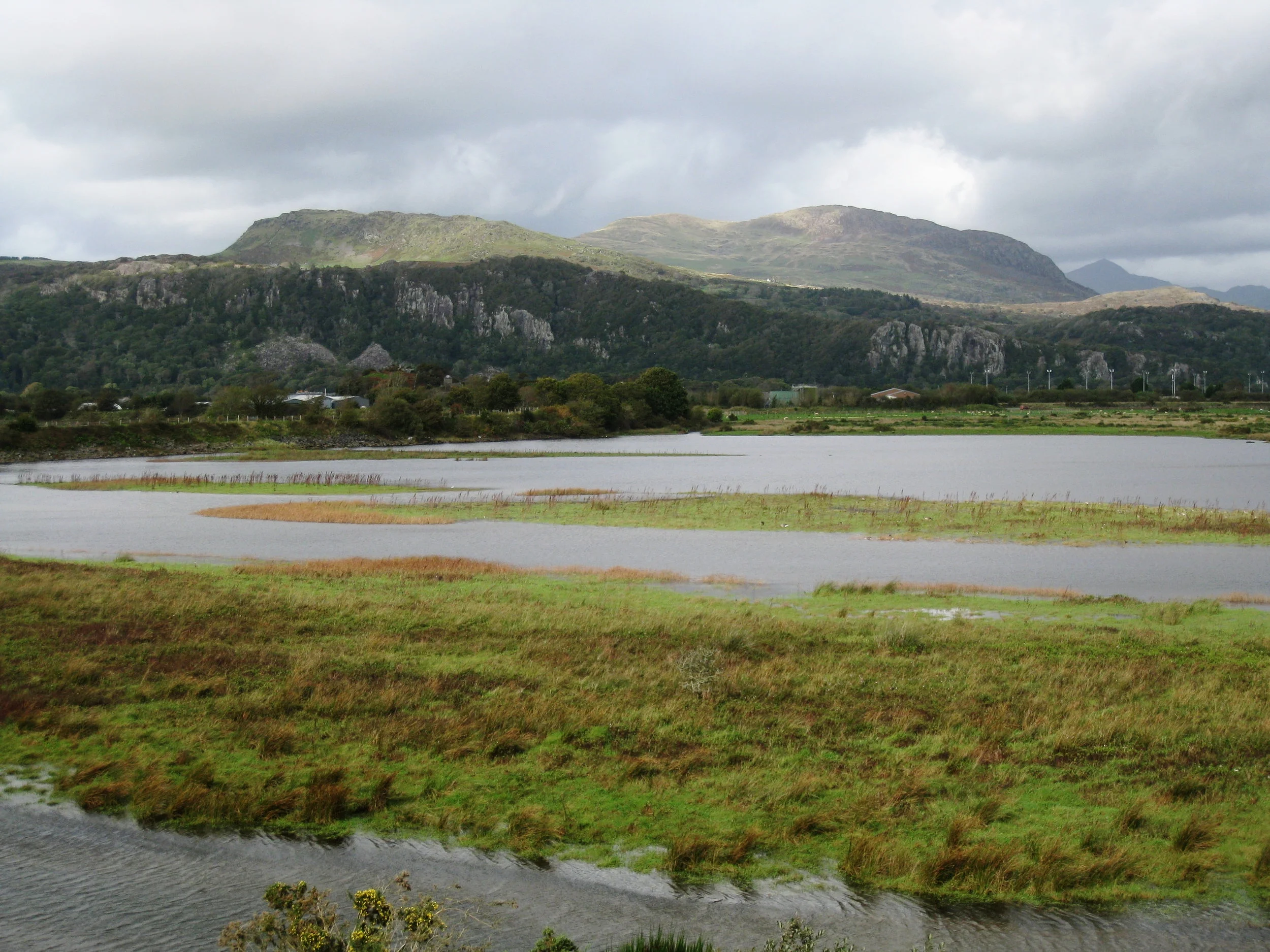  Wales--Porthmadog-- Welsh Highland Railroad leaving for Caernarvon 