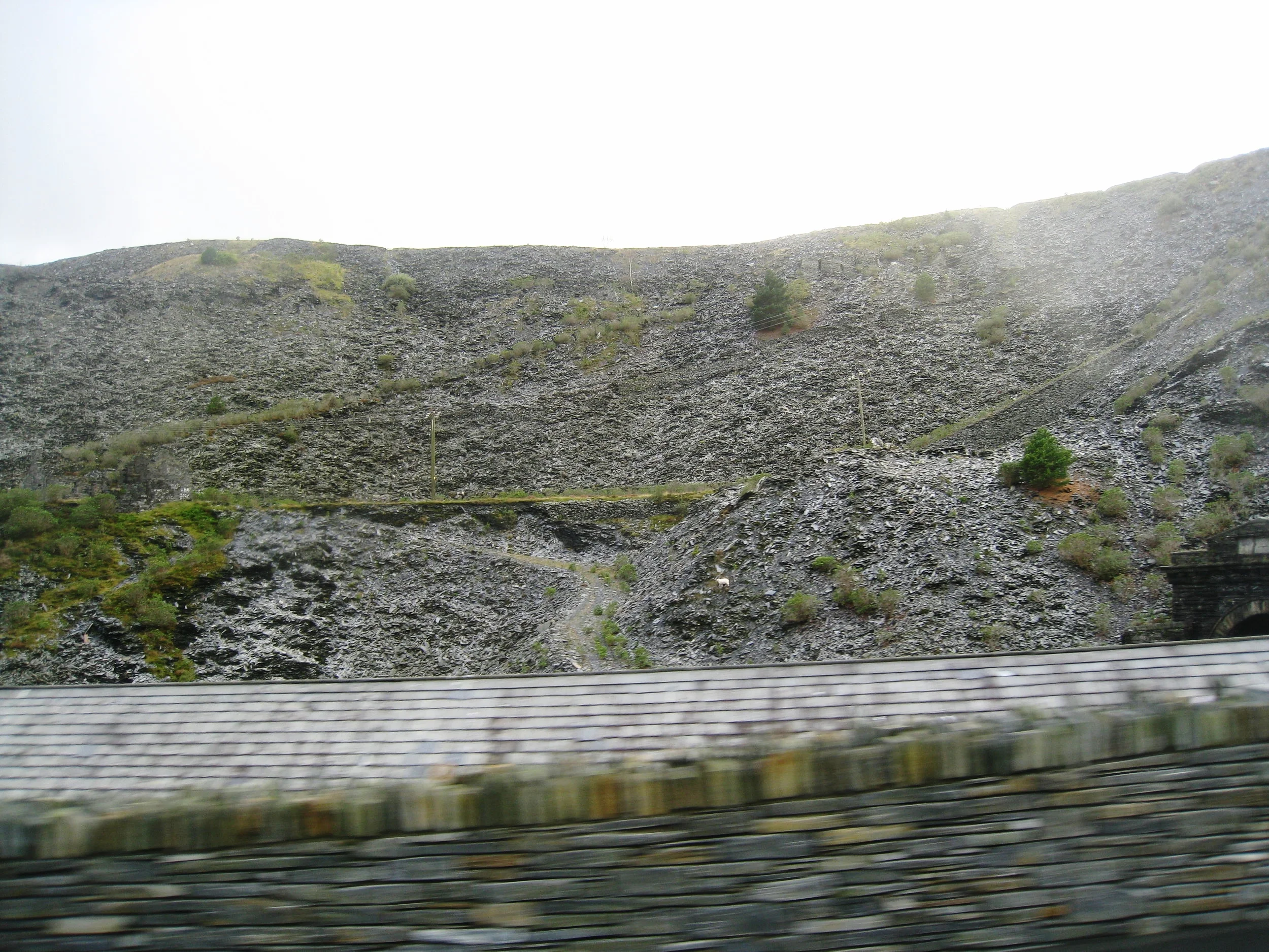  Wales--Conway Valley--South of Conway on the way to Blaenau Ffestiniog--Shale mines 