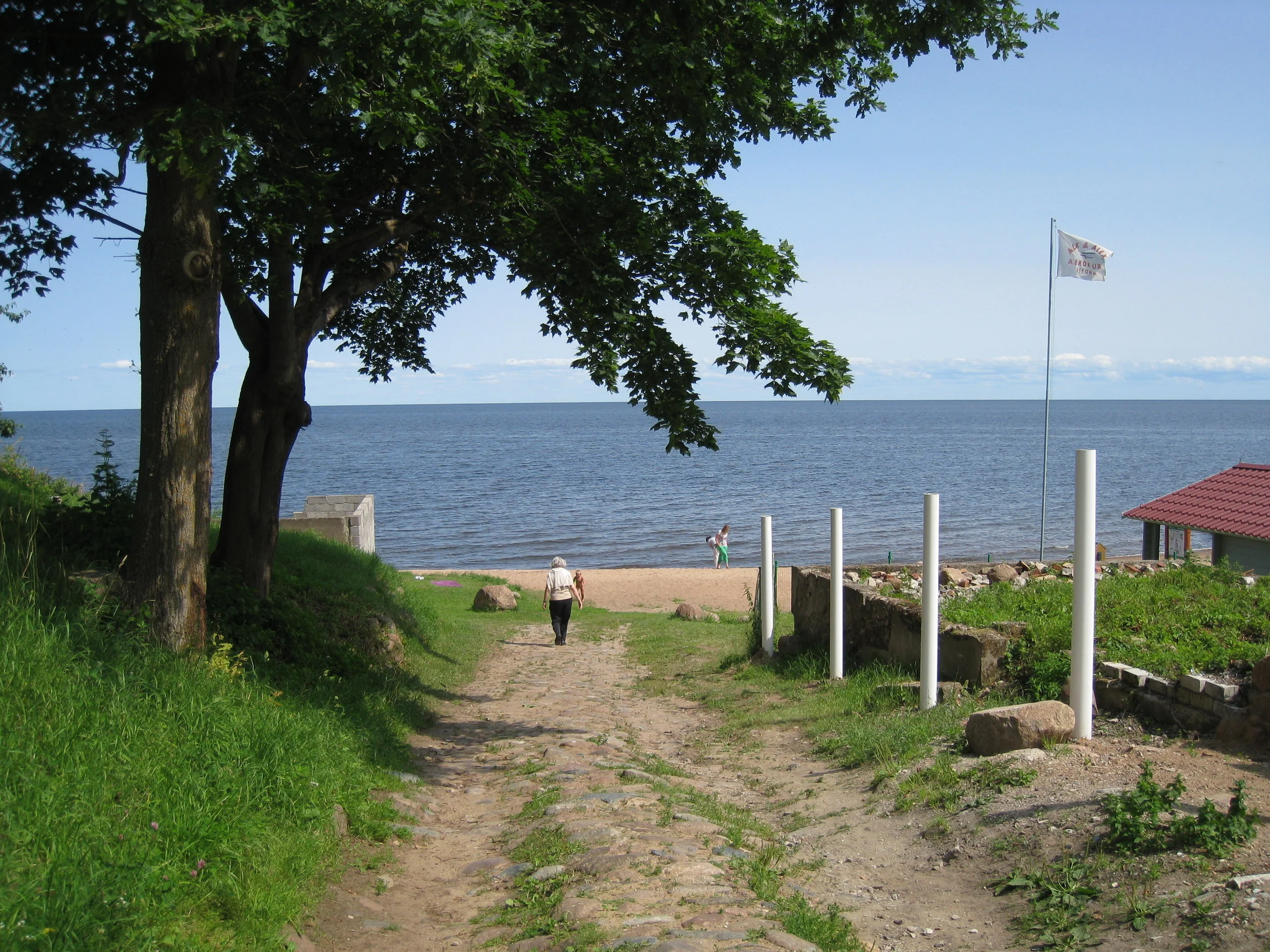  Tartu--On Lake Peipsi--Kallaste--Beach 