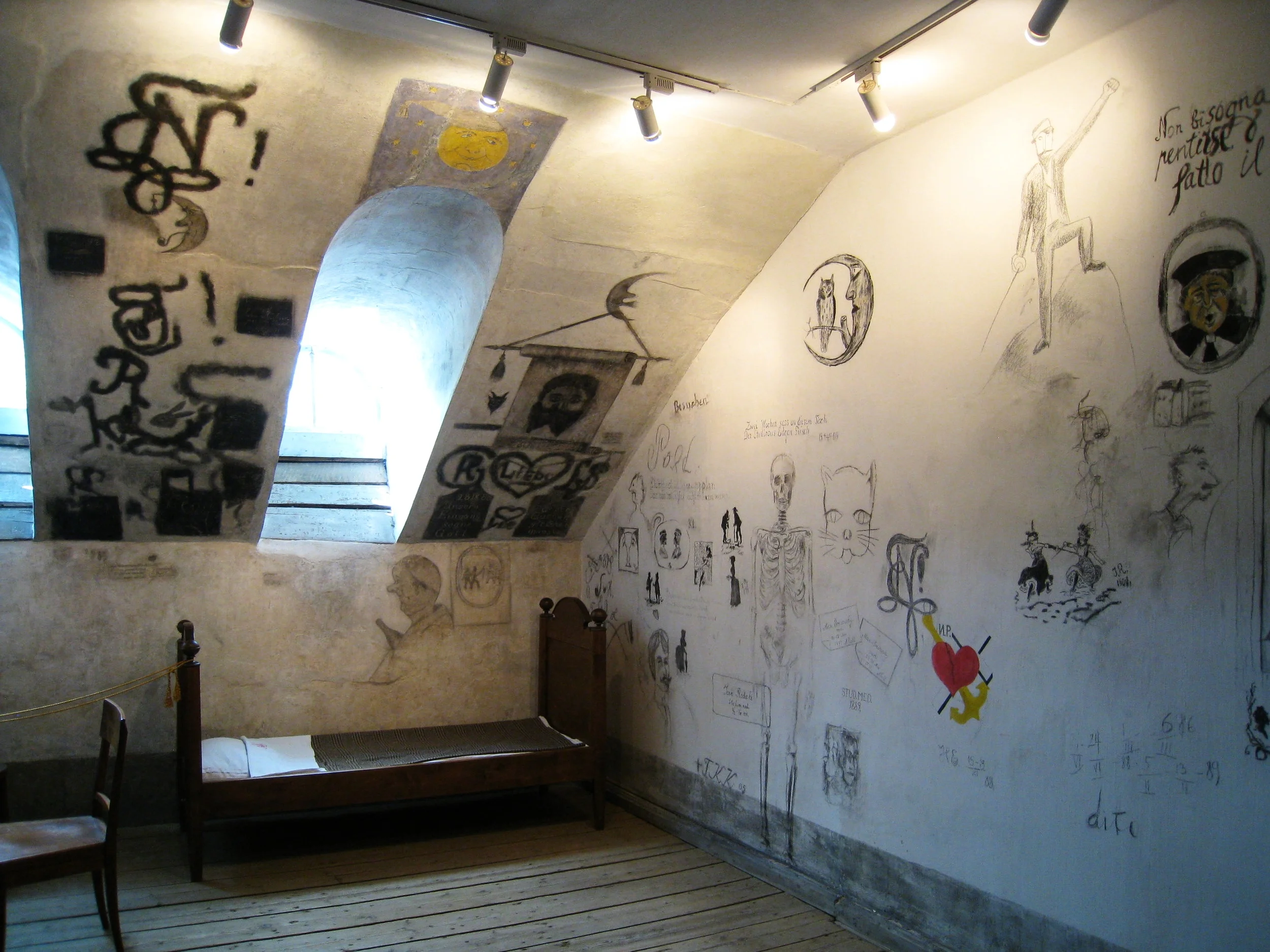  Tartu--Main University Administration Building--Interior--Students detention room 