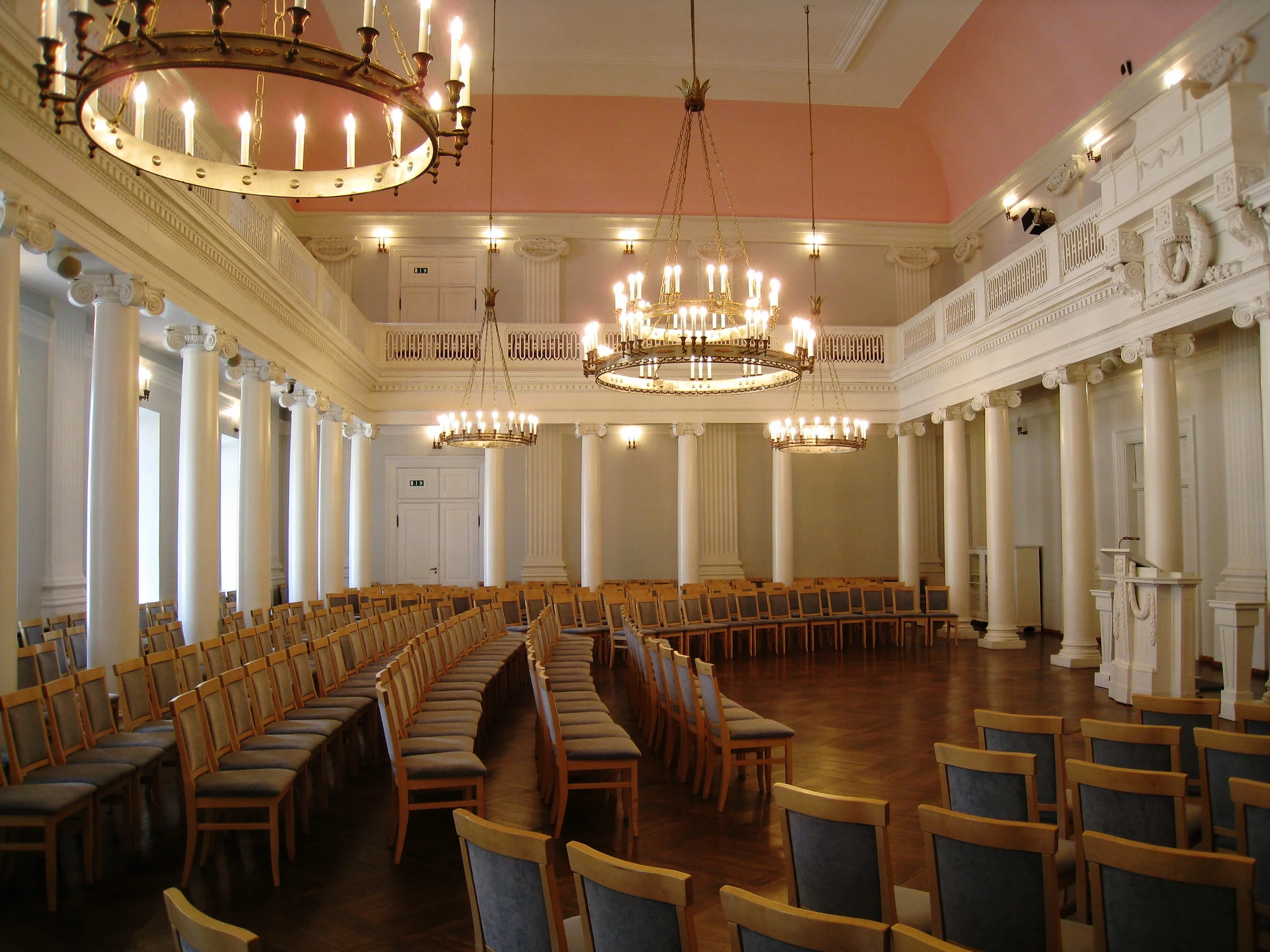  Tartu--Main University Administration Building--Interior--Main Meeting Room 