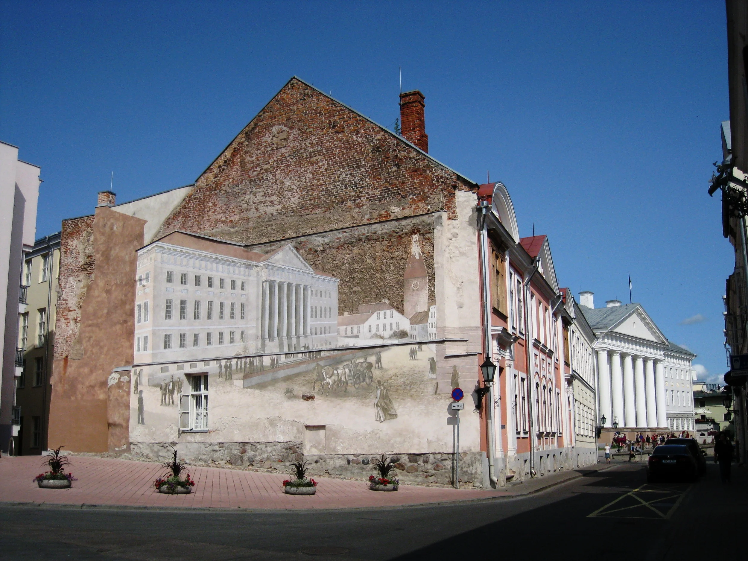  Tartu--Bock building--Student's mural 