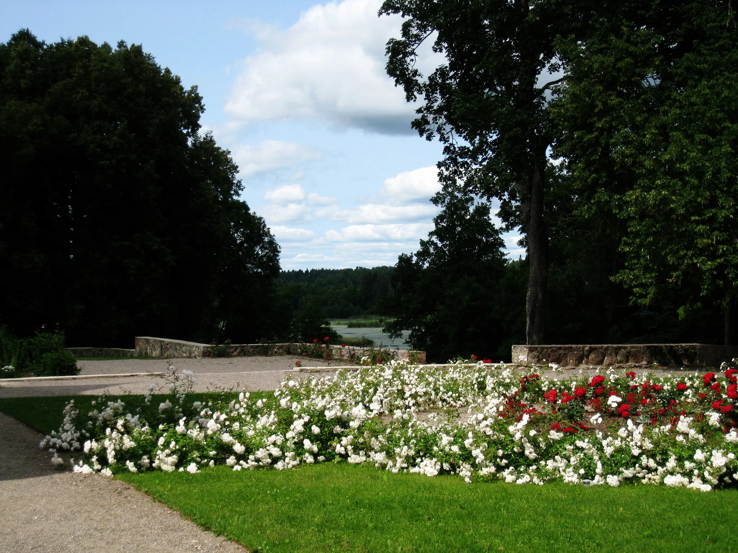  Tartu--On Lake Peipsi--Alatskivi--Alatskivi Palace--Rear grounds 