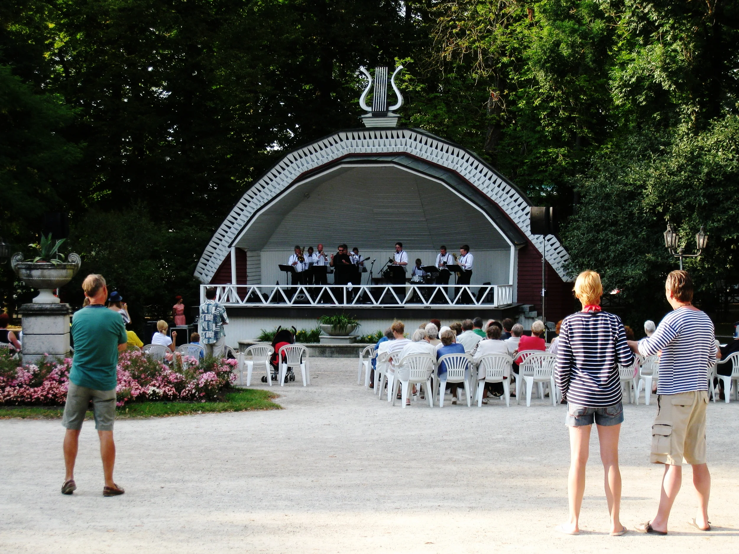  Saaremaa--Kuressaare--Band shell outside the Kursaal Restaurant (KuKuu Restaurant) 