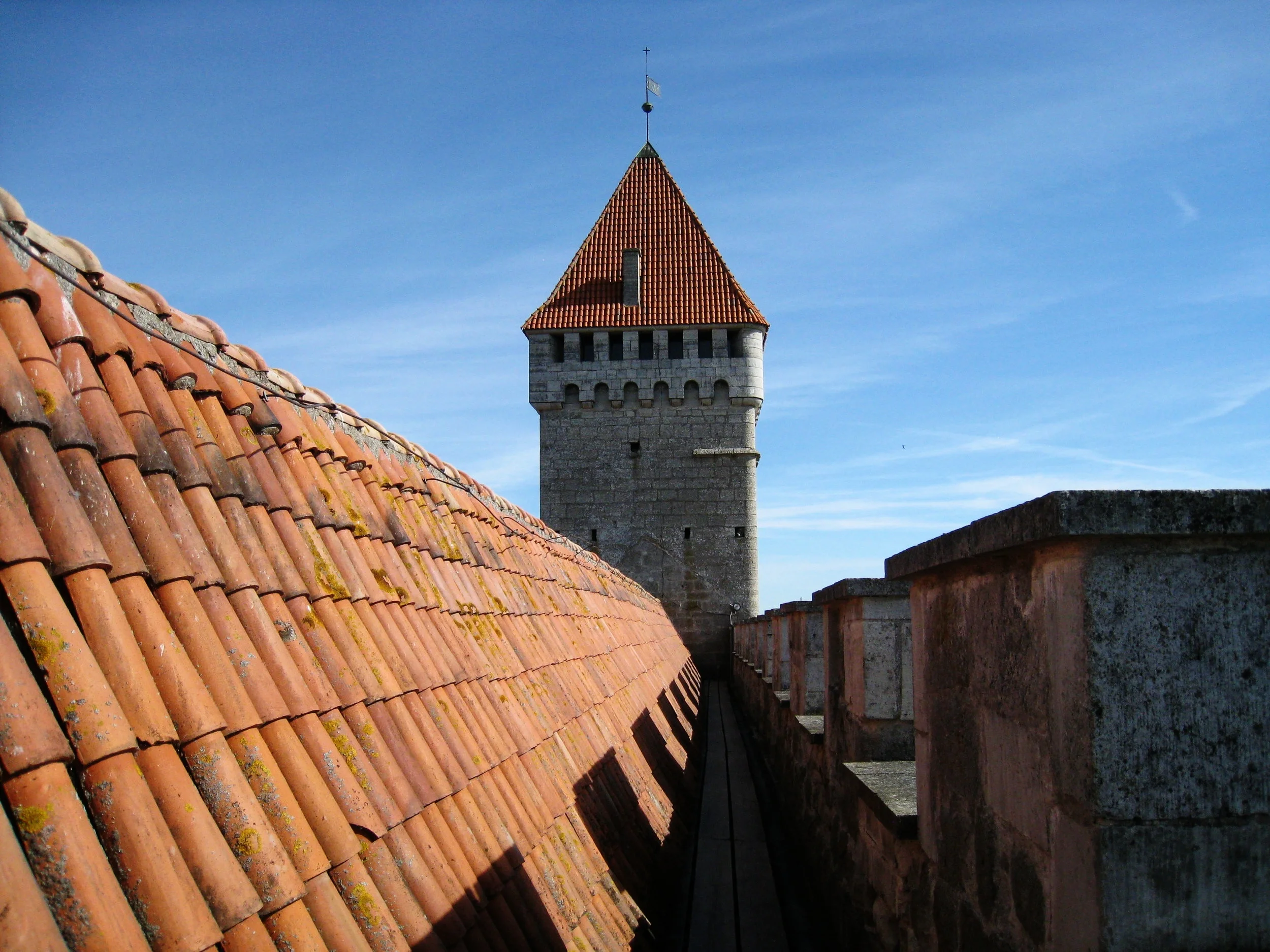  Saaremaa--Kuressaare--Fortress--Roof top and tower 