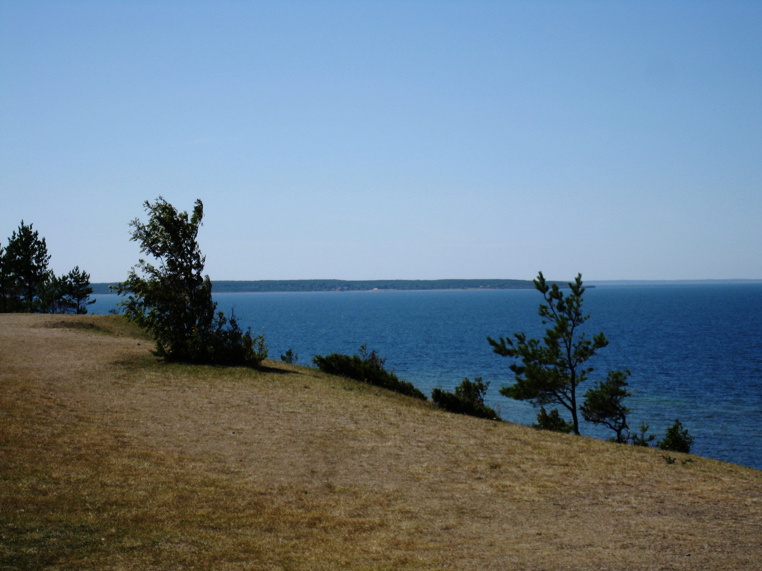  Saaremaa--Panga--Ninase Cliff--Limestone cliffs on the Baltic--about 60 feet high 