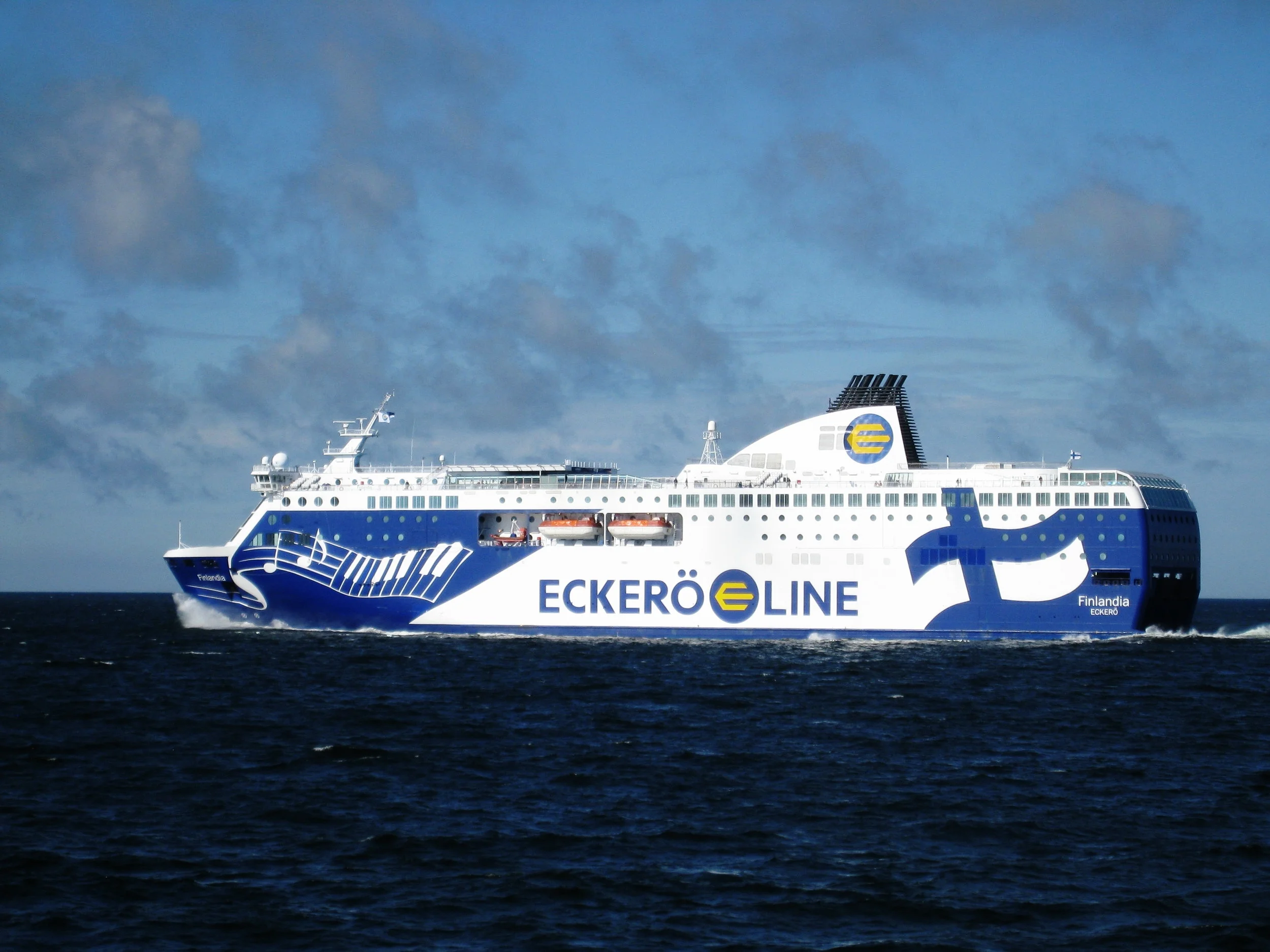  Baltic--On the way to Helsinki--Another ferry 