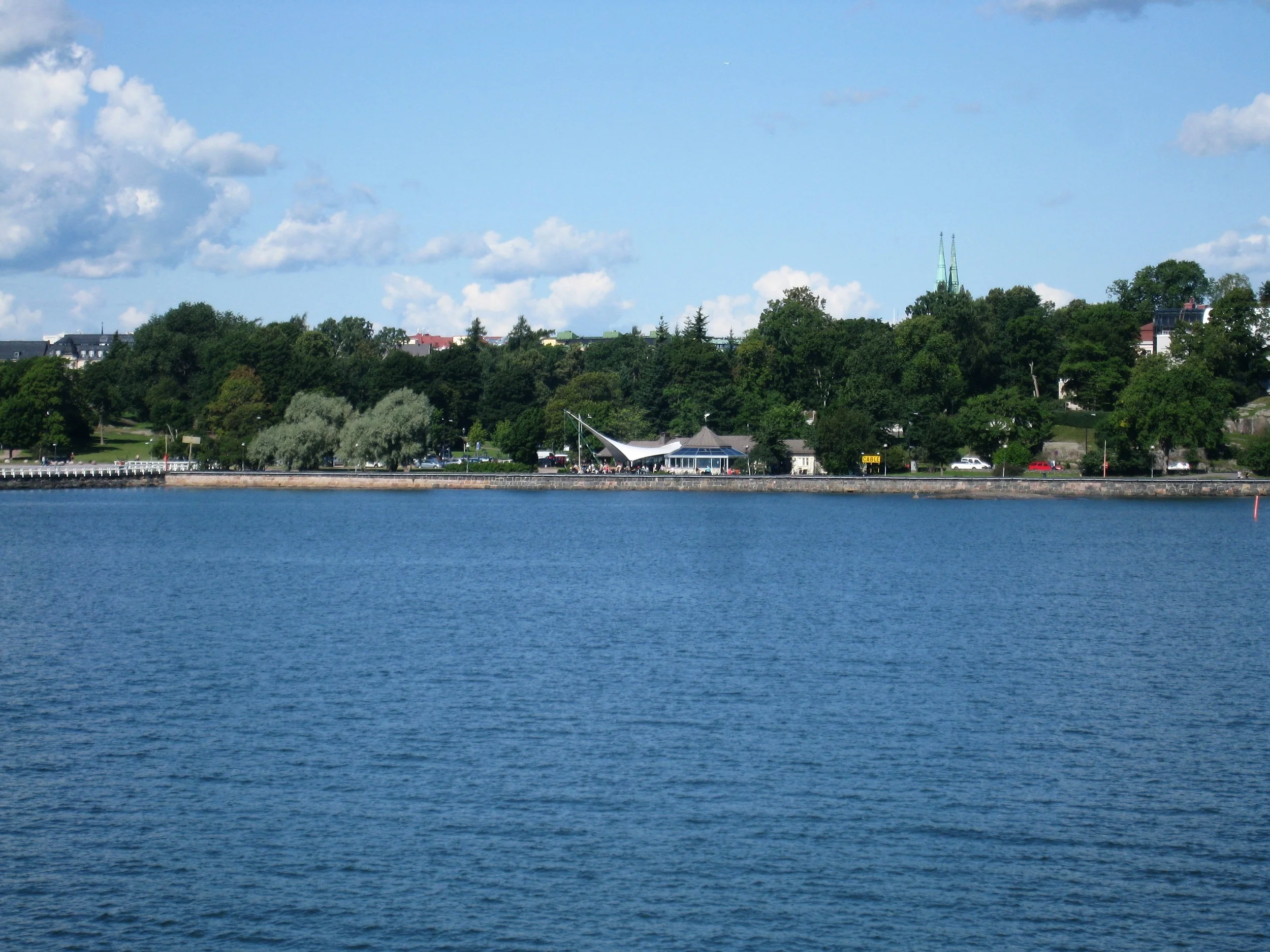  Helsinki--The harbor entrance--Ursela's Cafe 
