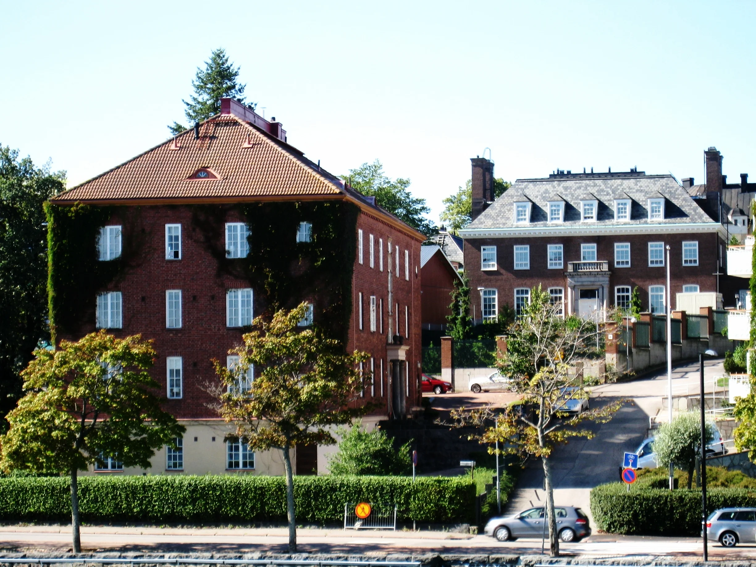  Helsinki--The harbor entrance--US Embassy 