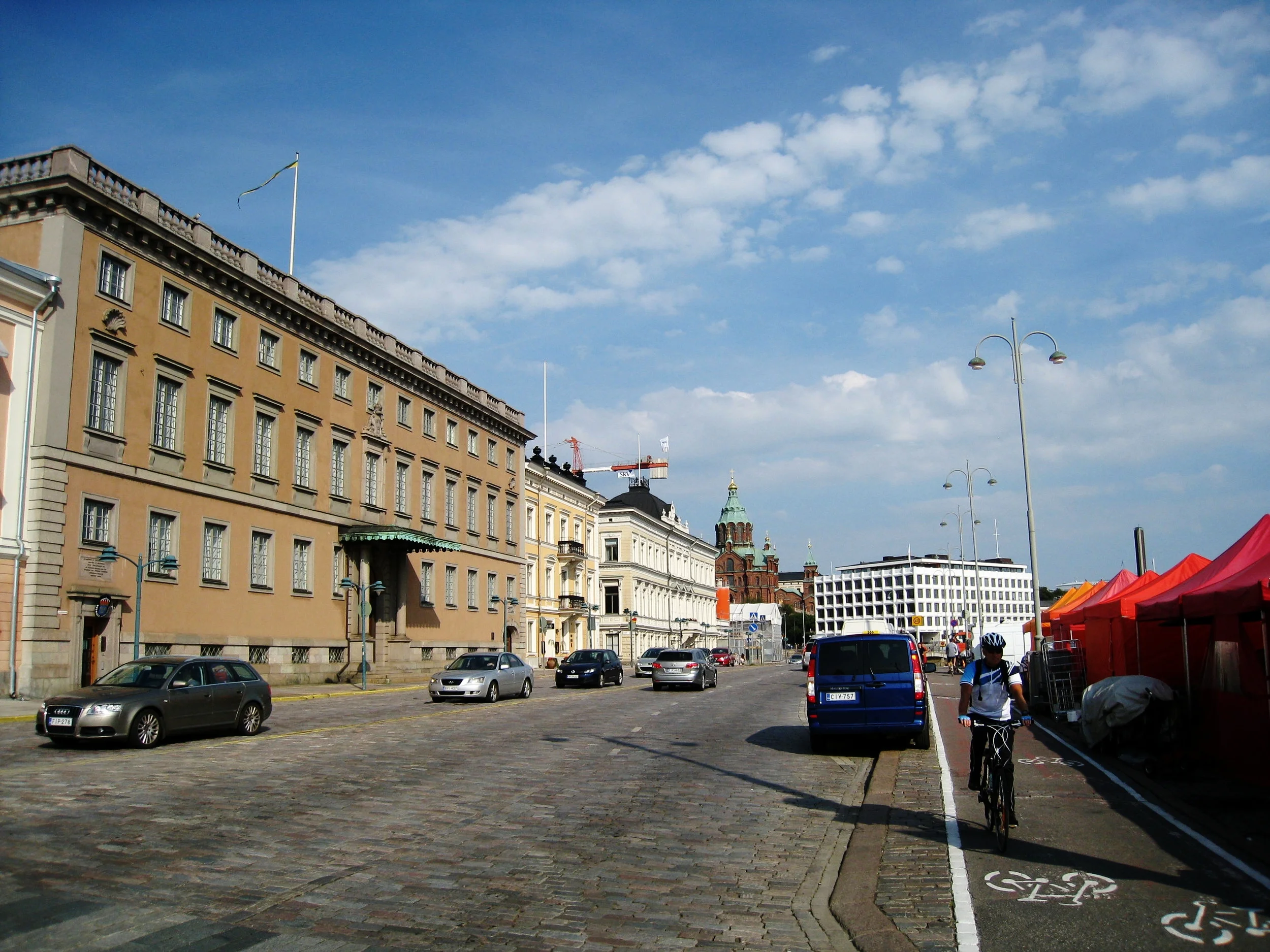  Helsinki--Market Square on the harbor--Swedish Embassy 