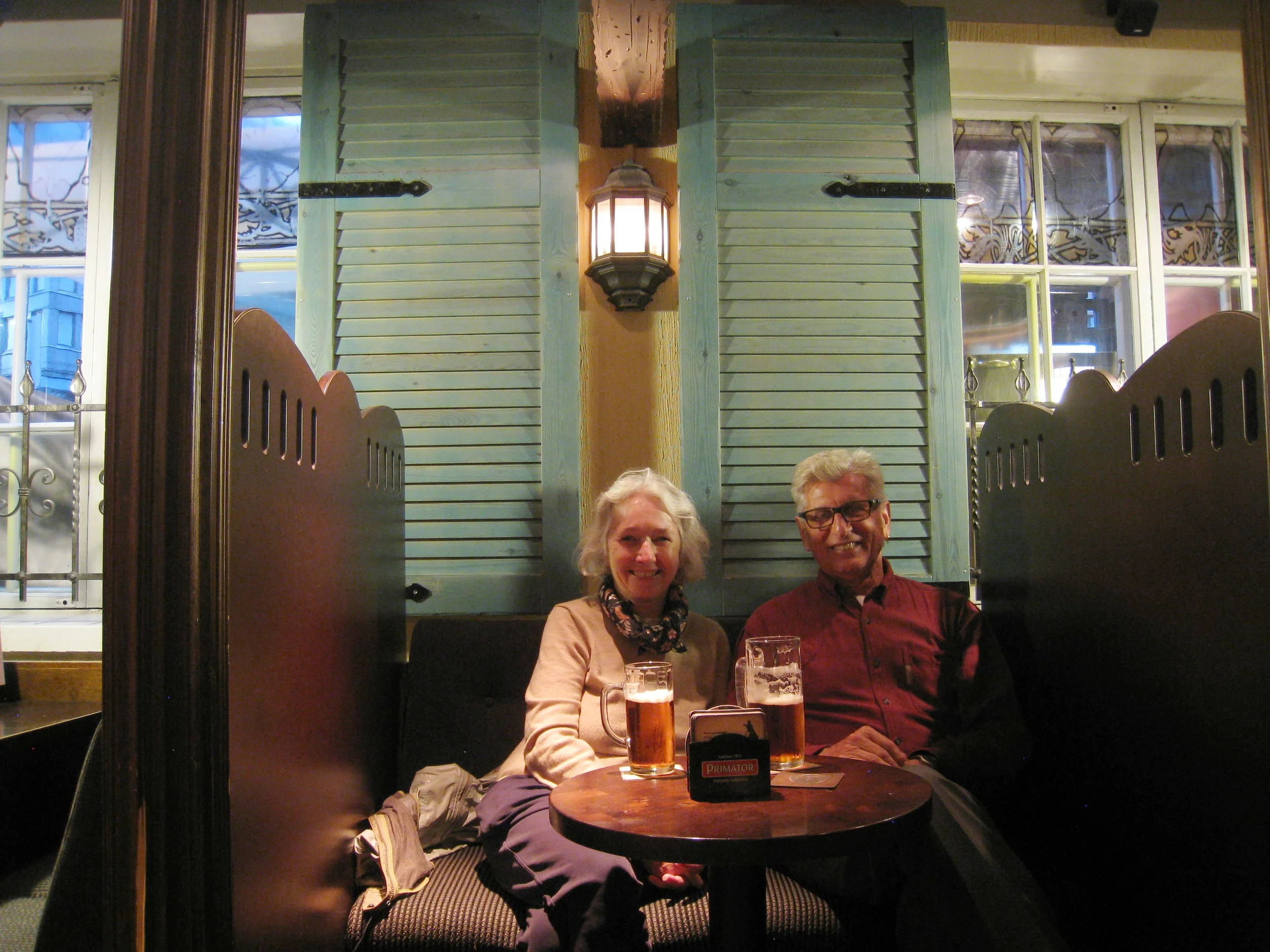  Helsinki--Railroad Plaza Pub (Vltava)--Our booth 