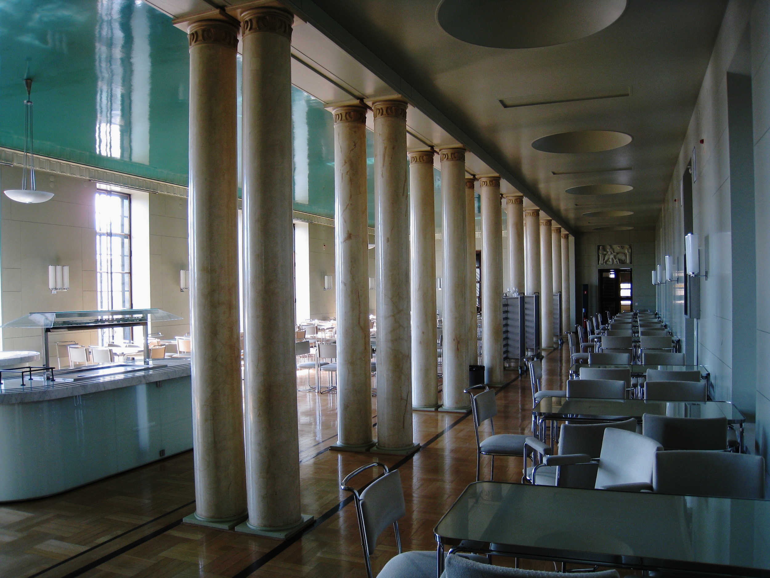  Helsinki--The Parliament--Interior--Members' Cafeteria 