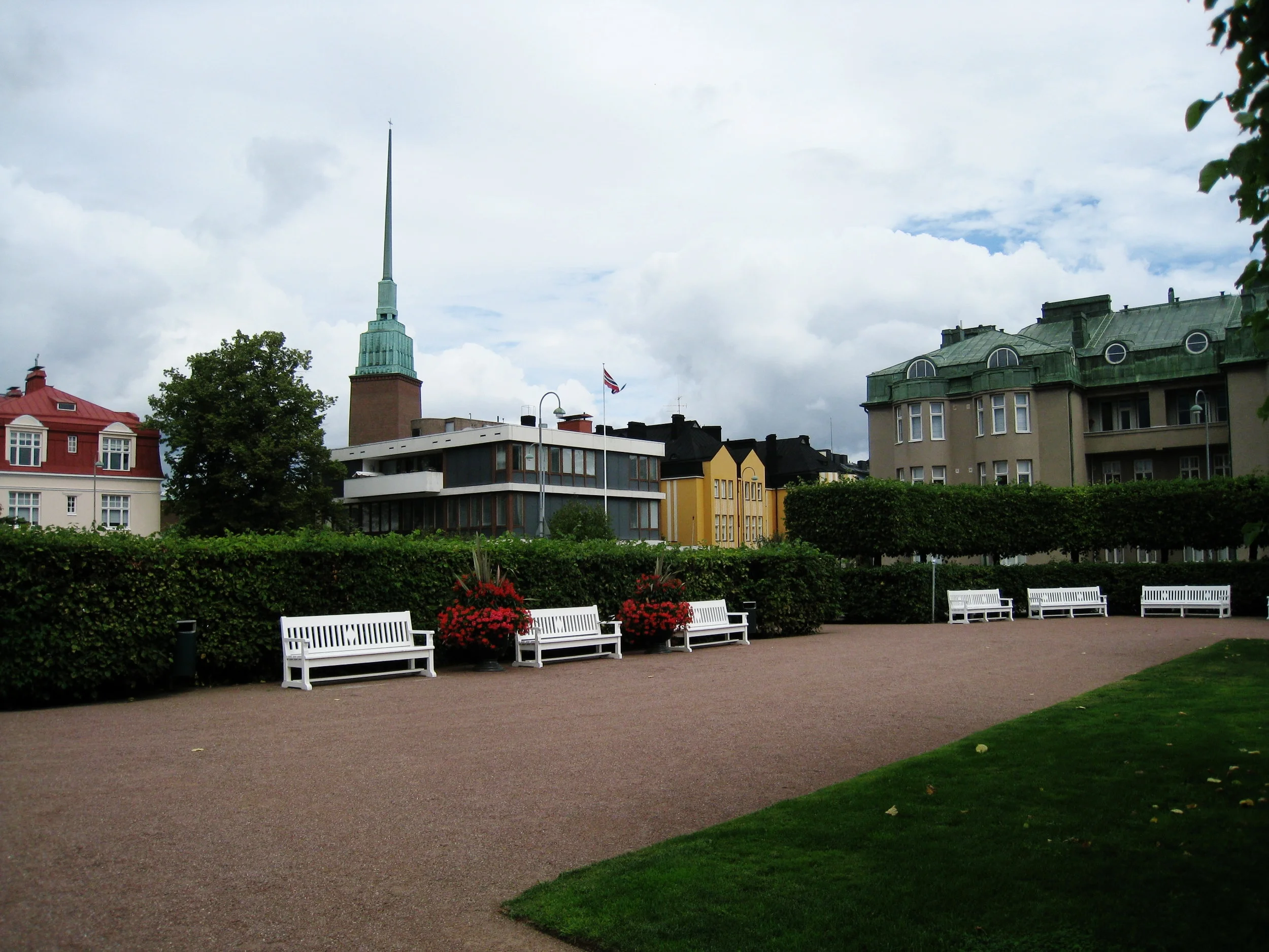  Helsinki--Agricola Church from Engle Park south of city center 