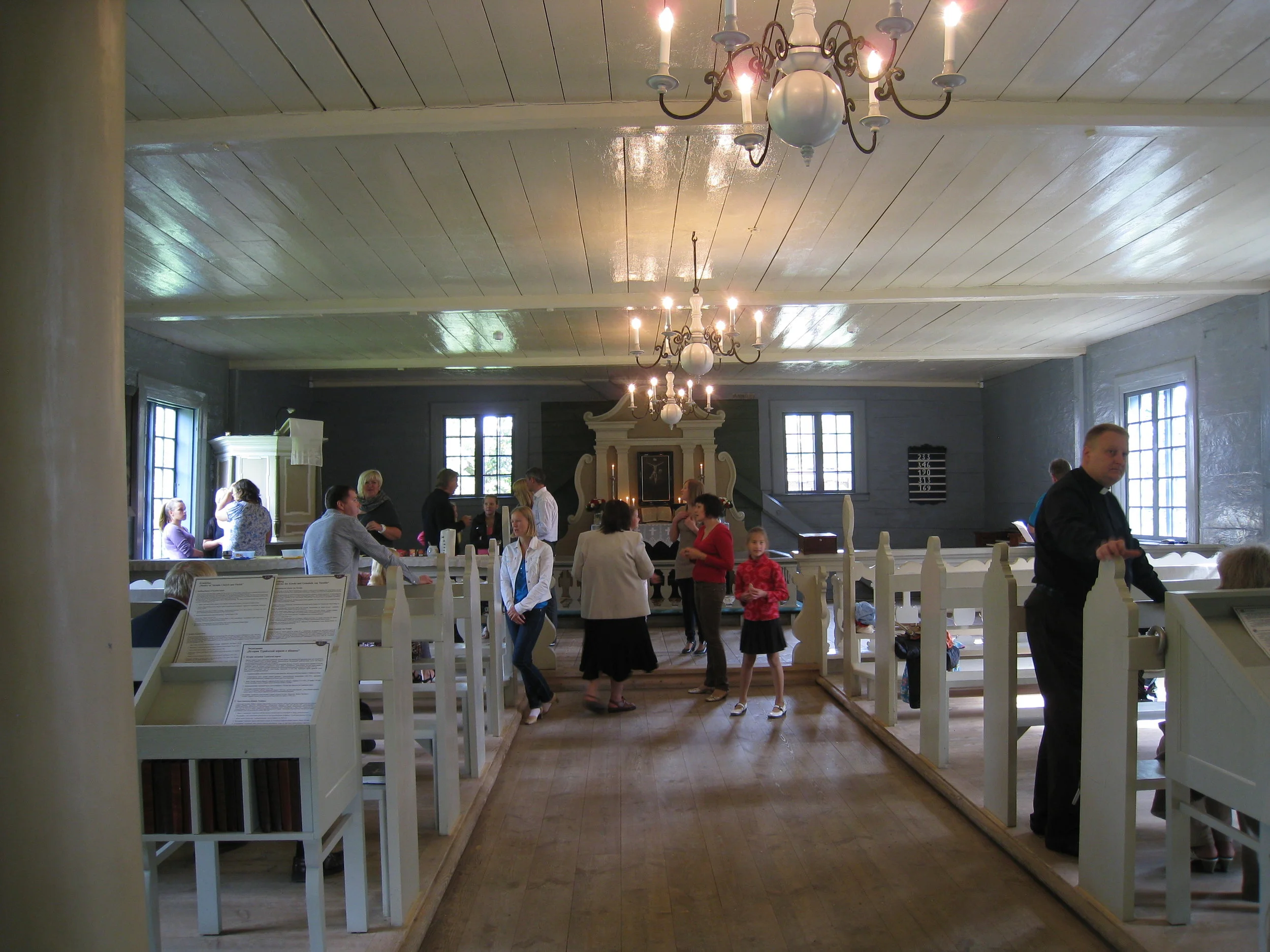  Segulda (Vidzeme)--Turaida Castle Grounds--The Lutheran Church--interior 