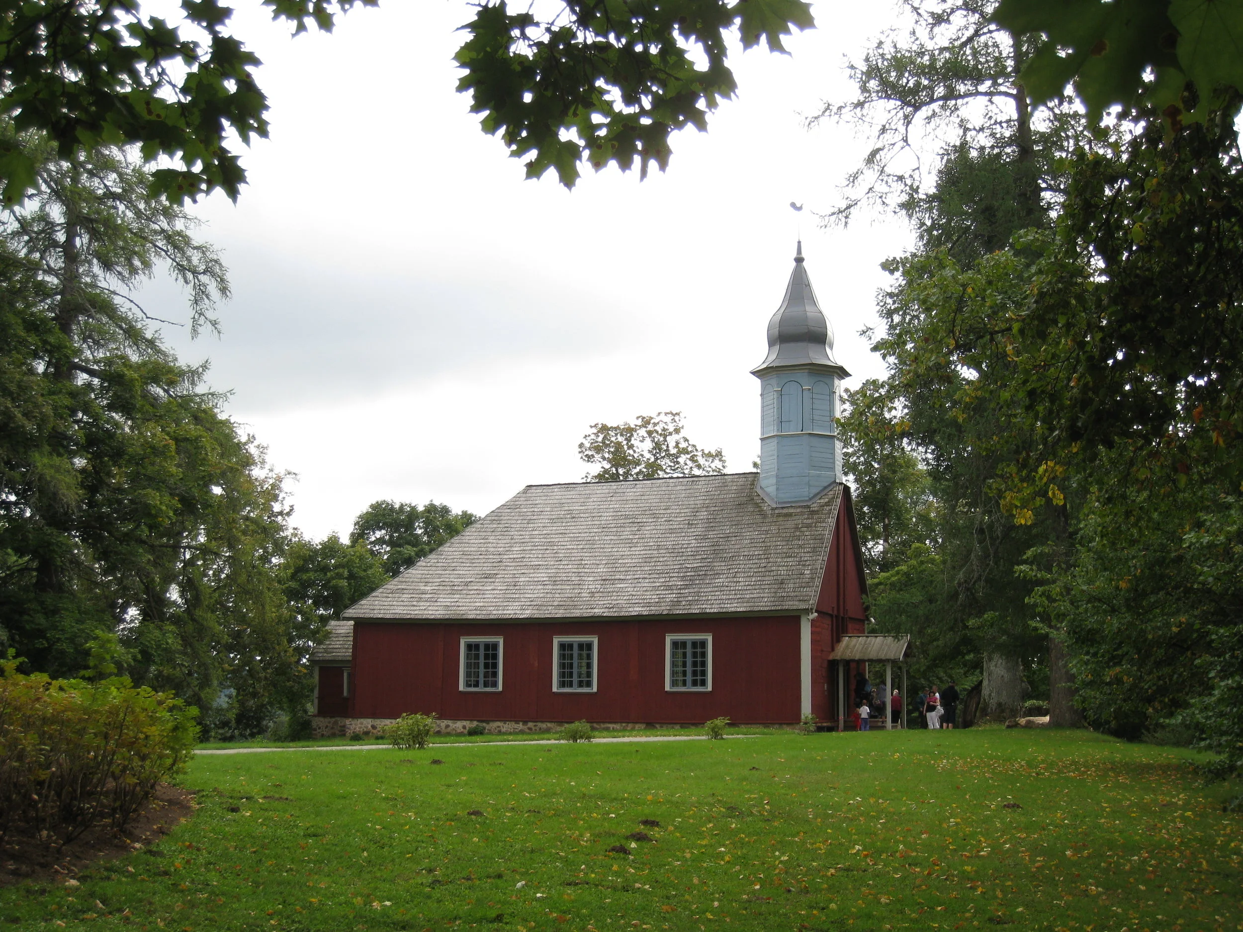  Segulda (Vidzeme)--Turaida Castle Grounds--The Lutheran Church--interior--One of the oldest wooden churches, still intact and in use--1750 