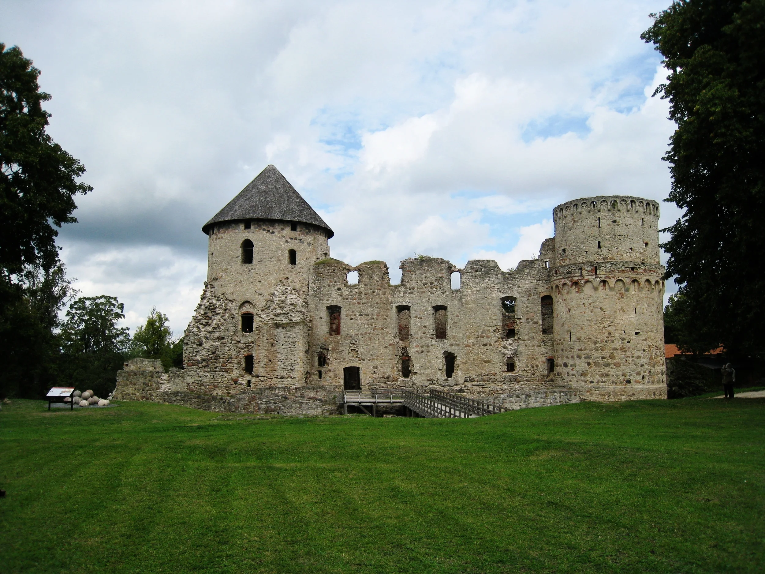  Cesis--Medieval Castle of the Livonian Order 