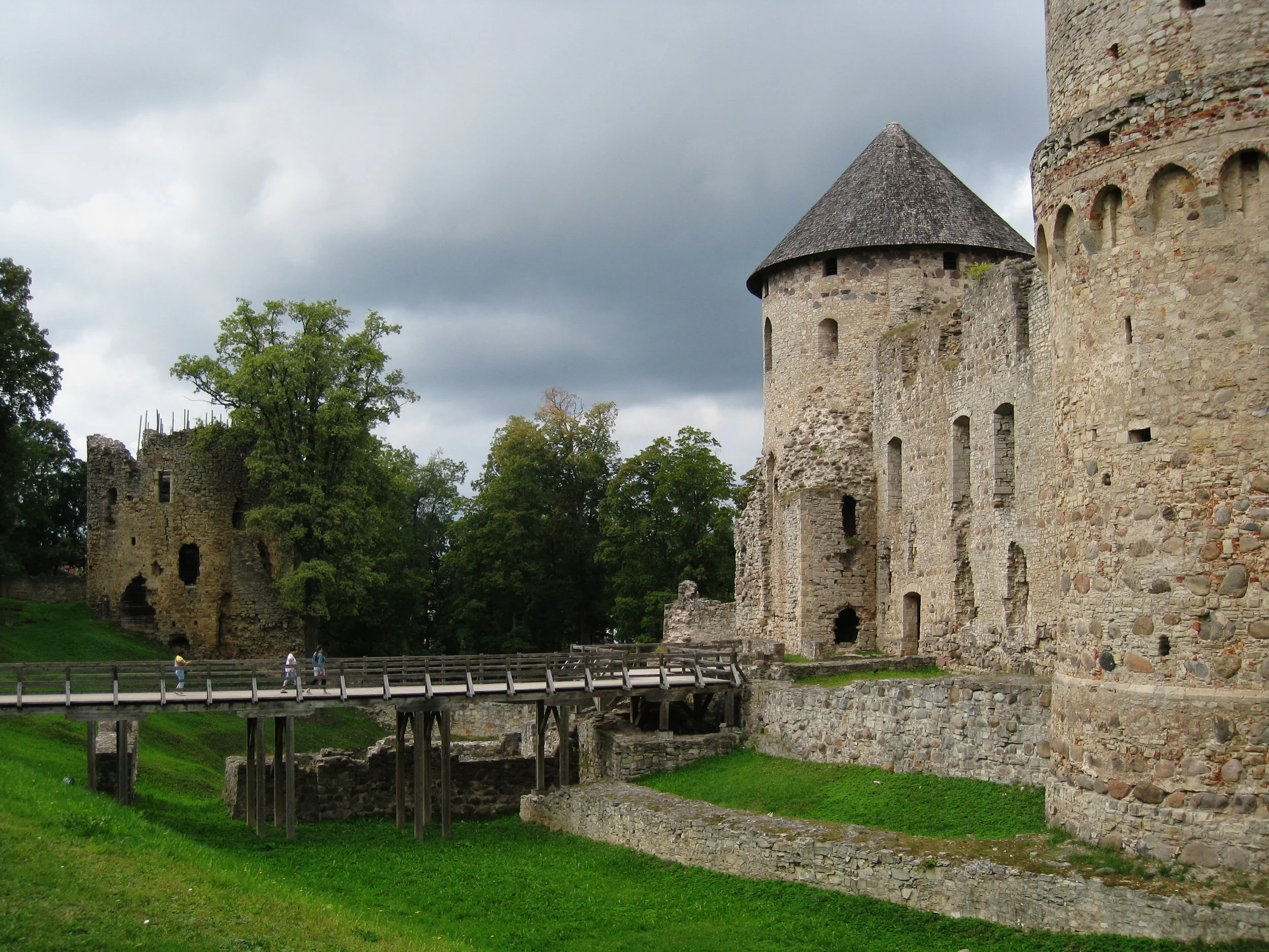  Cesis--Medieval Castle of the Livonian Order 