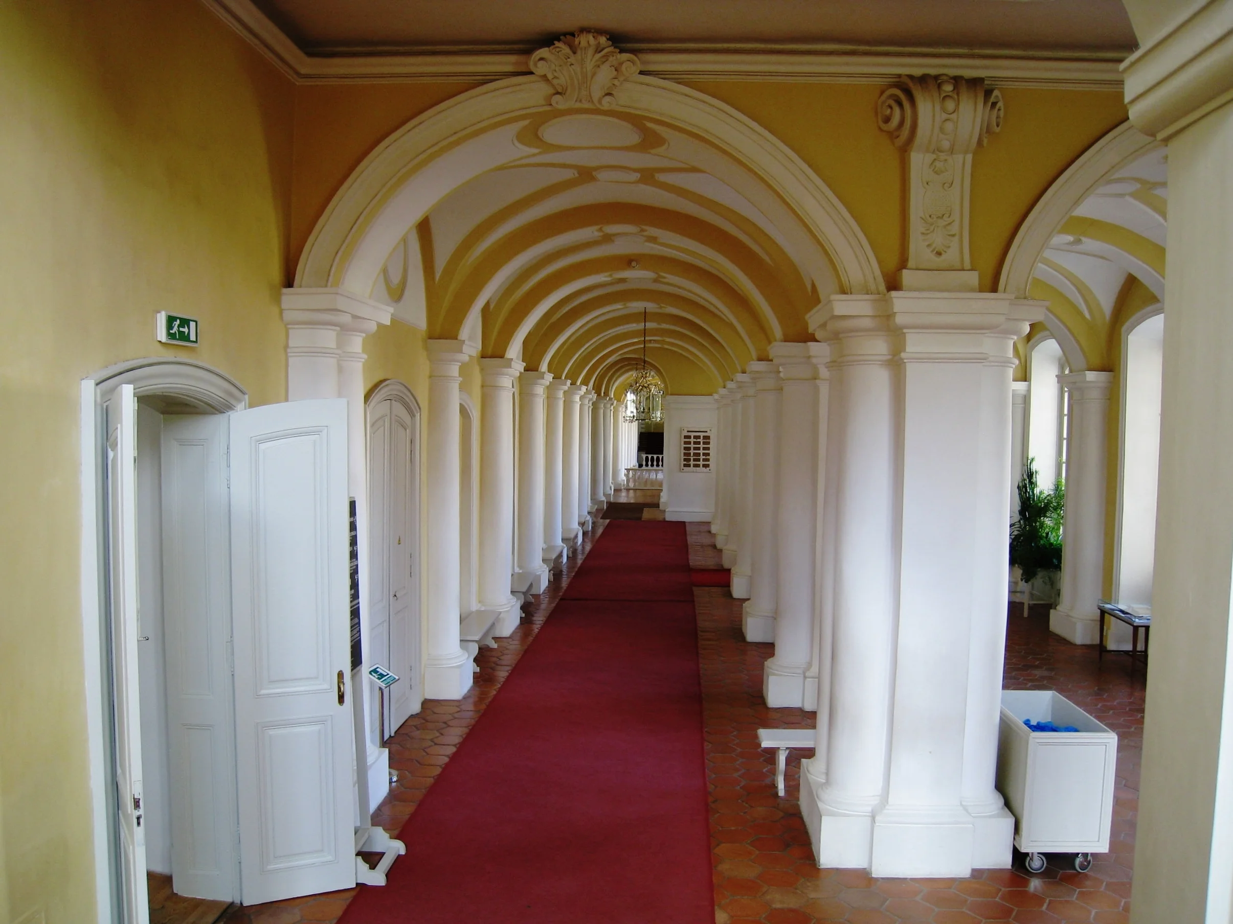  Rundale--Rundale House (Rastrelli) from 1700's--First floor hall 