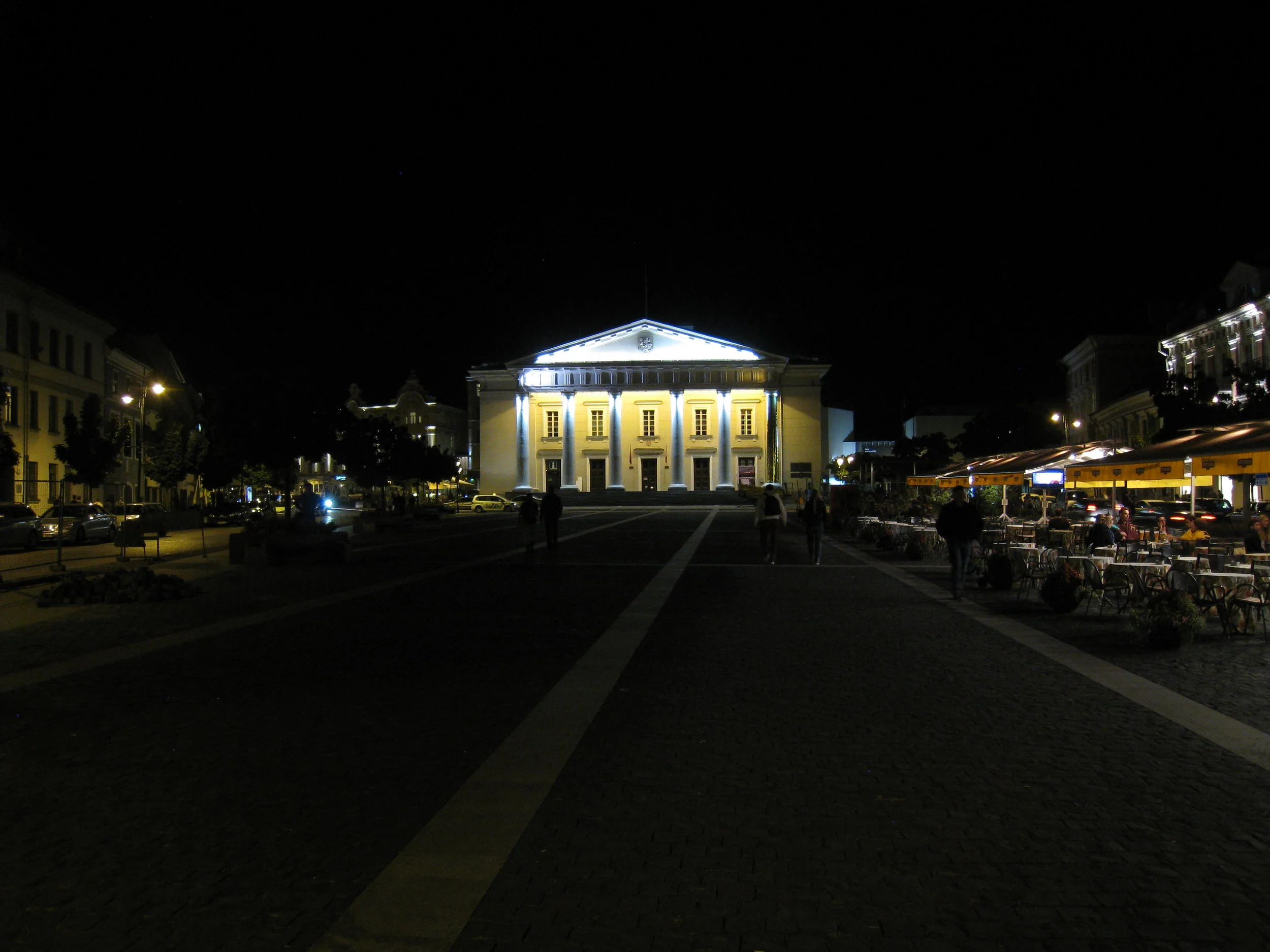  Vilnius--Old Town--City Hall by night 