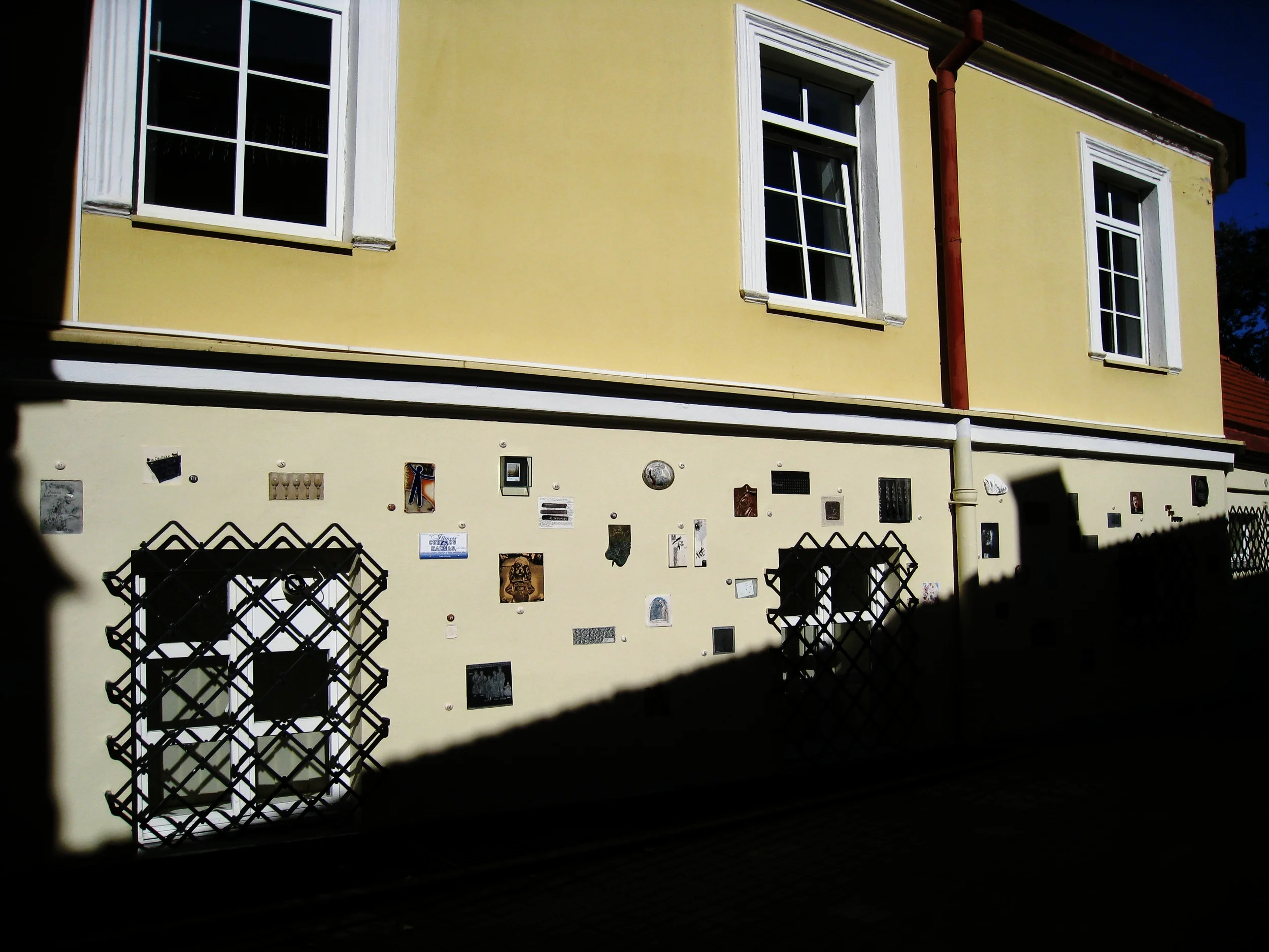  Vilnius--Old Town--LIterati Street, with poet plaques 