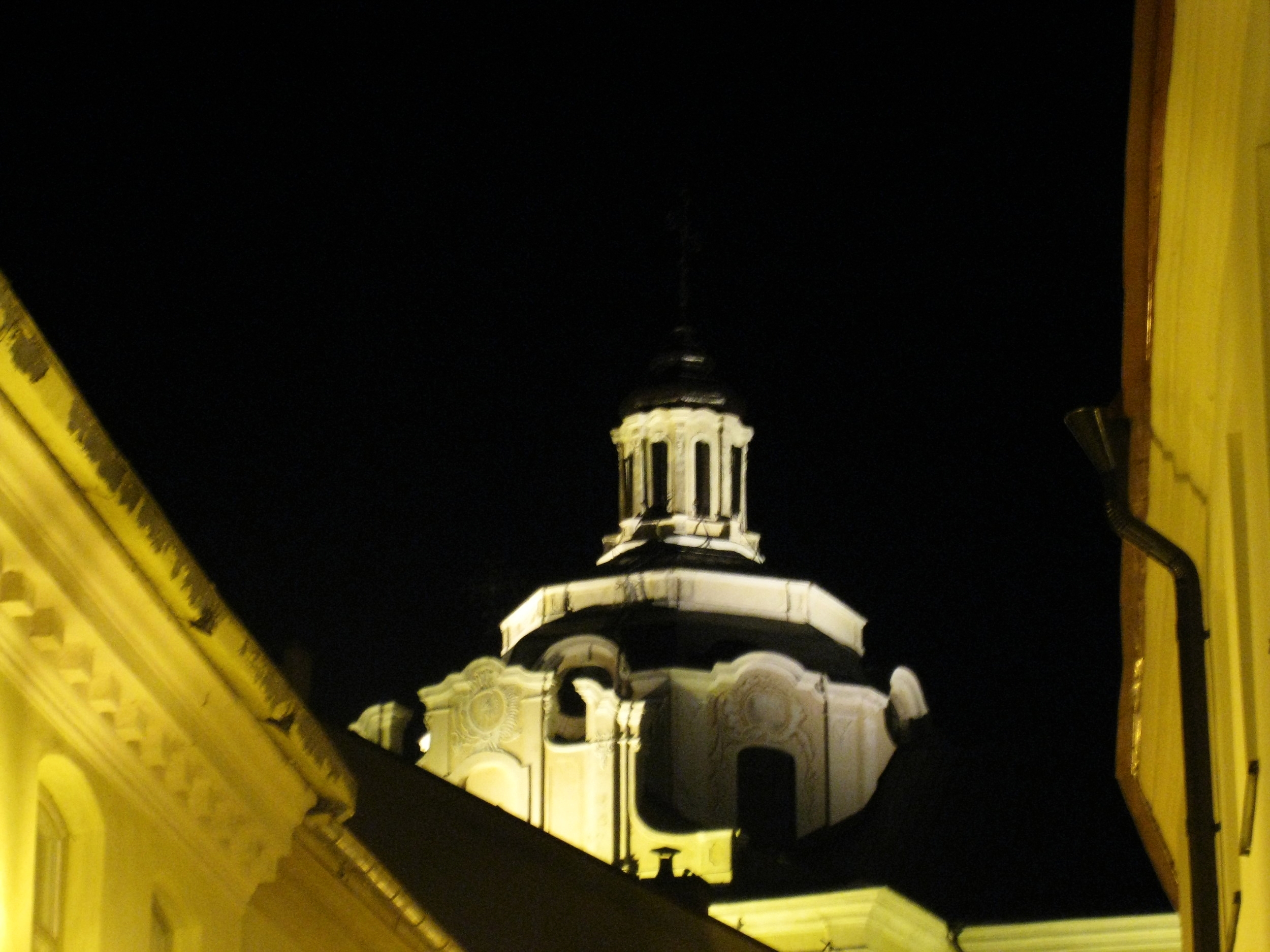  Vilnius--Old Town--St. Catherine's&nbsp; from Stiklu Gatve 