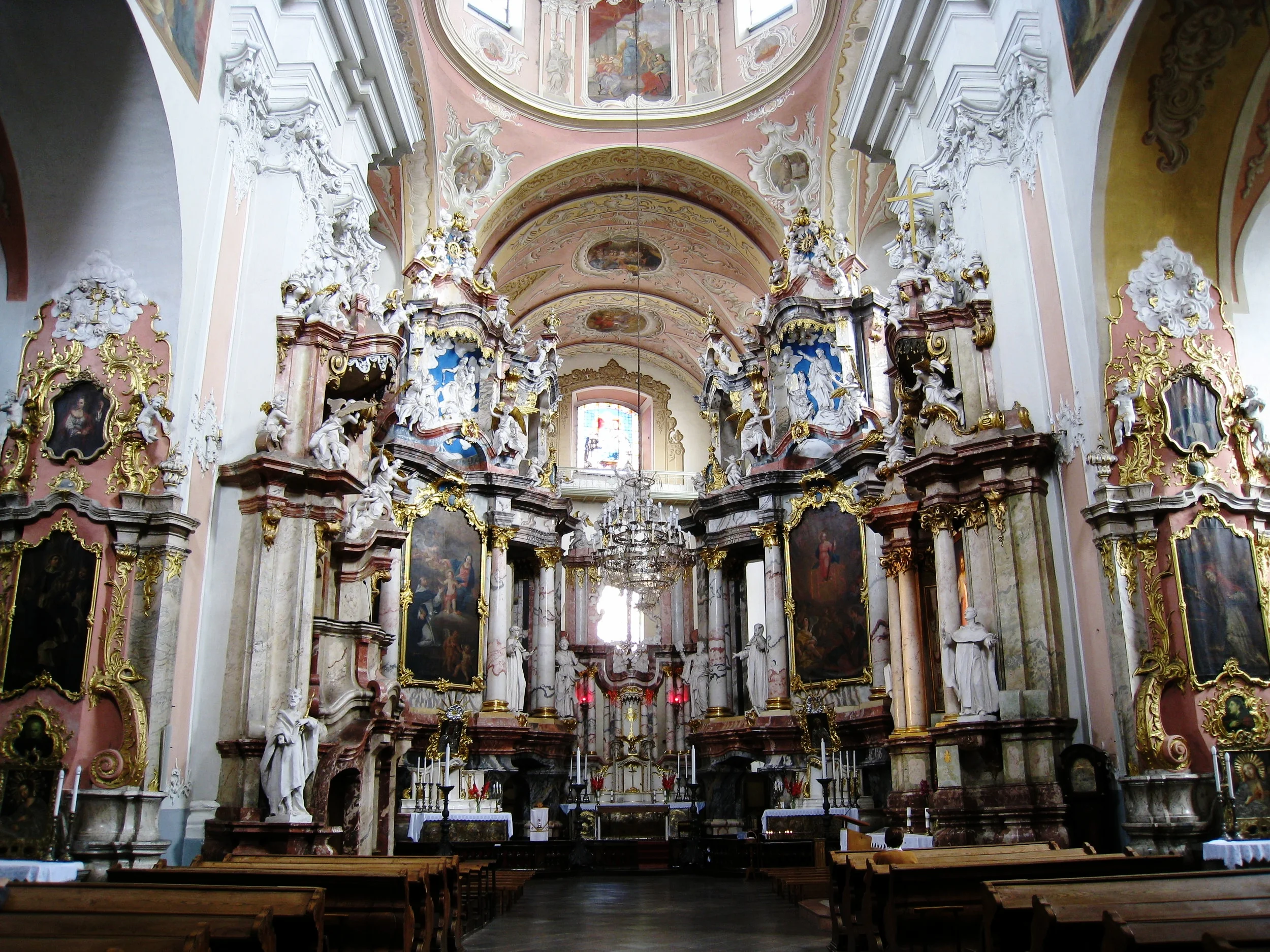  Vilnius--Old Town--St. Peter and Paul Church--Interior 
