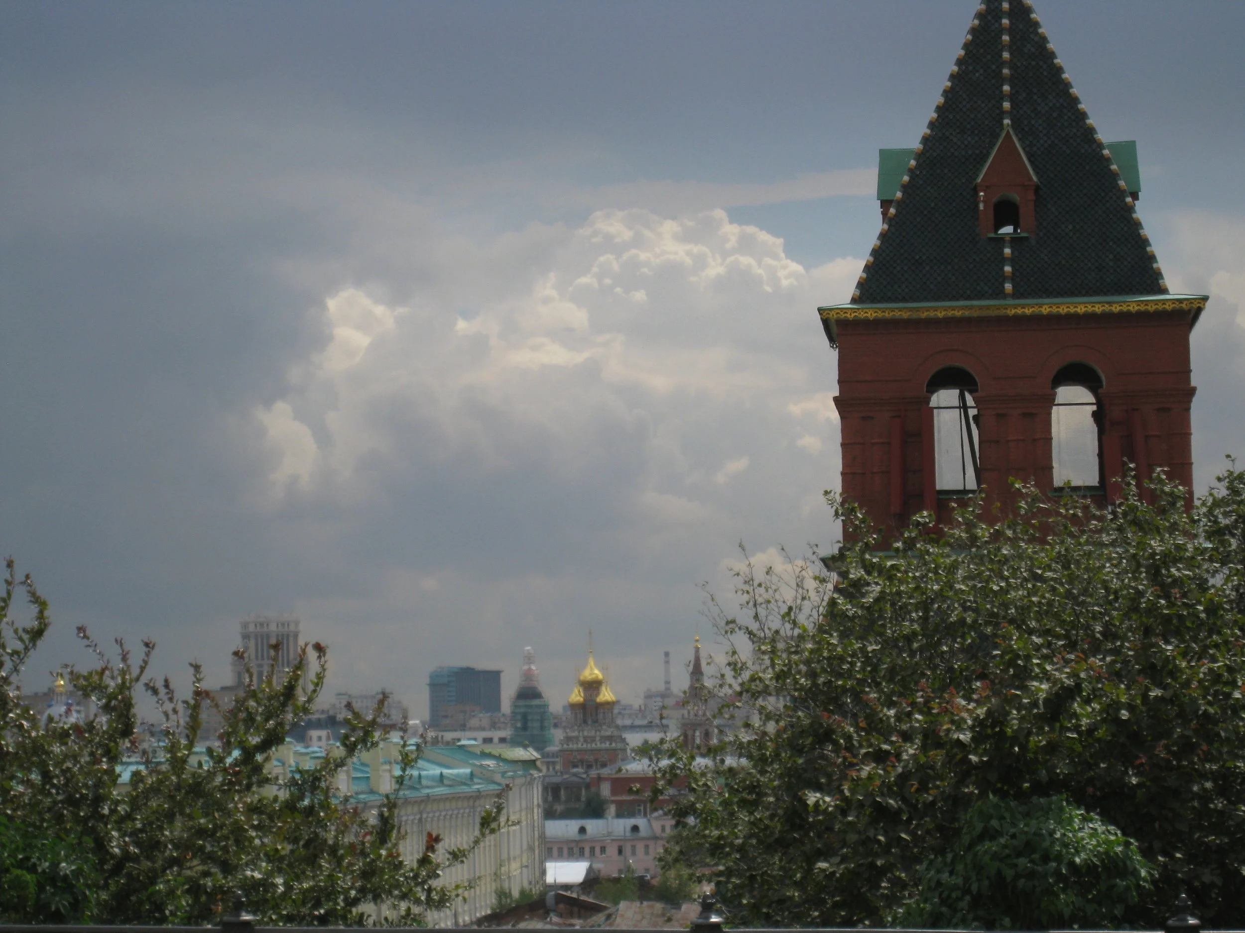  Moscow--Kremlin--Looking down the river 