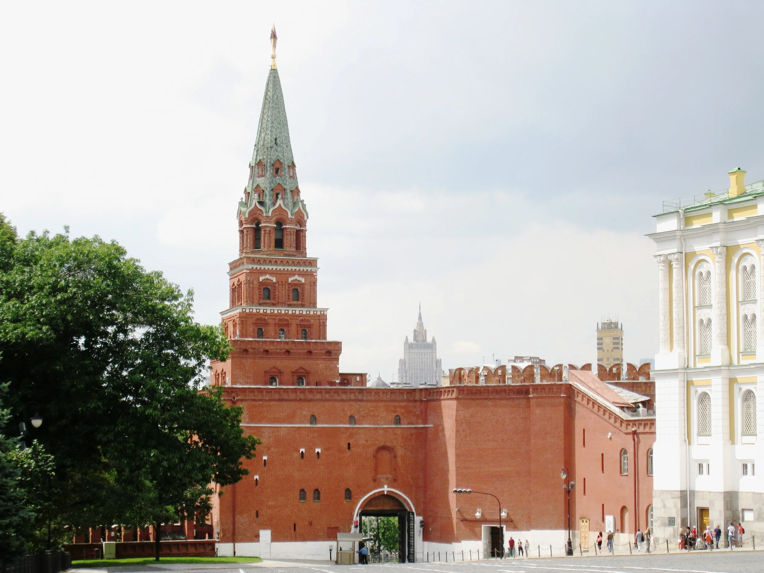  Moscow--Kremlin--Borovitskaya Gate and the Armory 