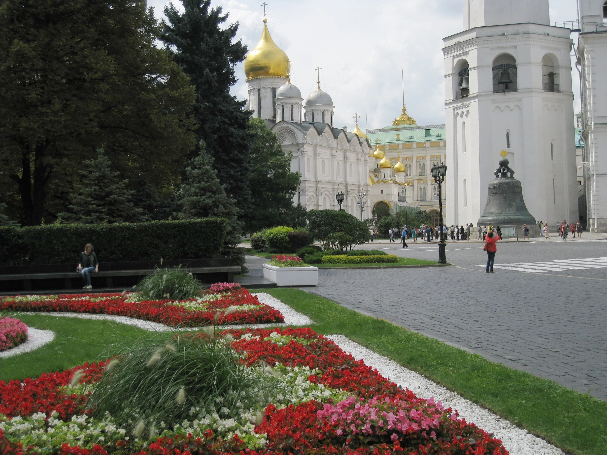  Moscow--Kremlin--The Annunciation Cathedral and Czar's Bell 