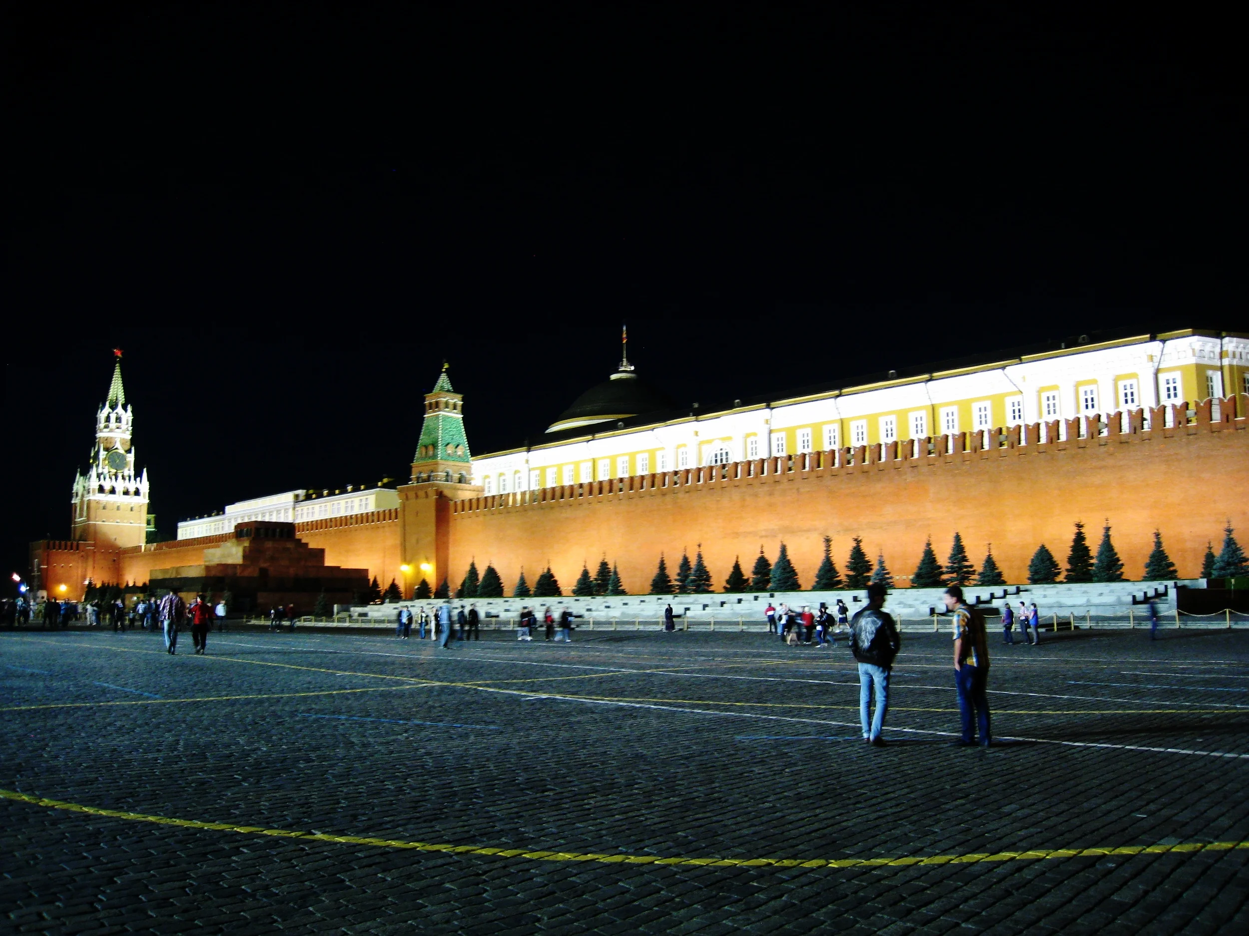  Moscow--Red Square--Kremlin Wall and Lenin Mausoleum 