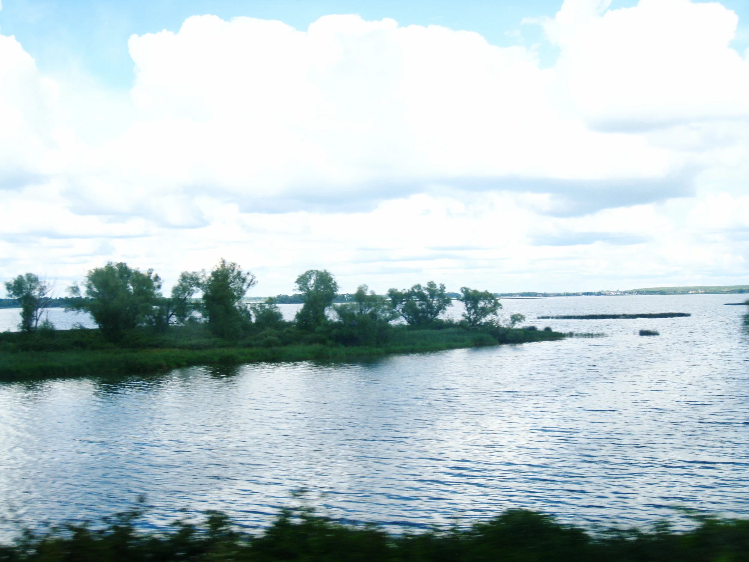  Russia--View from the train between St. Petersburg and Moscow--Countryside 