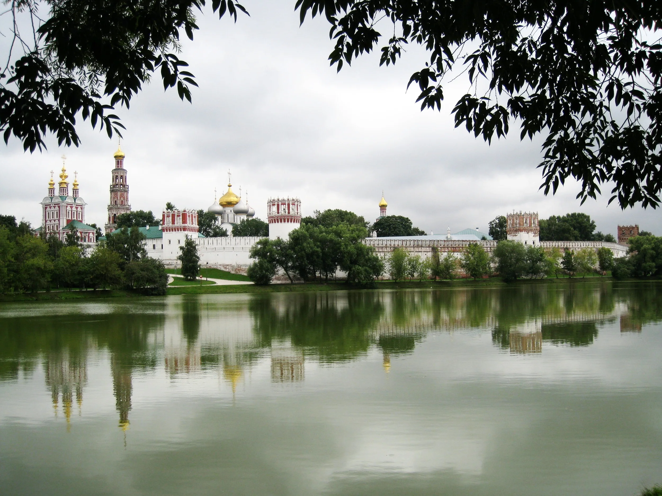  Moscow--Novodovichy monastery near park in southwest Moscow 
