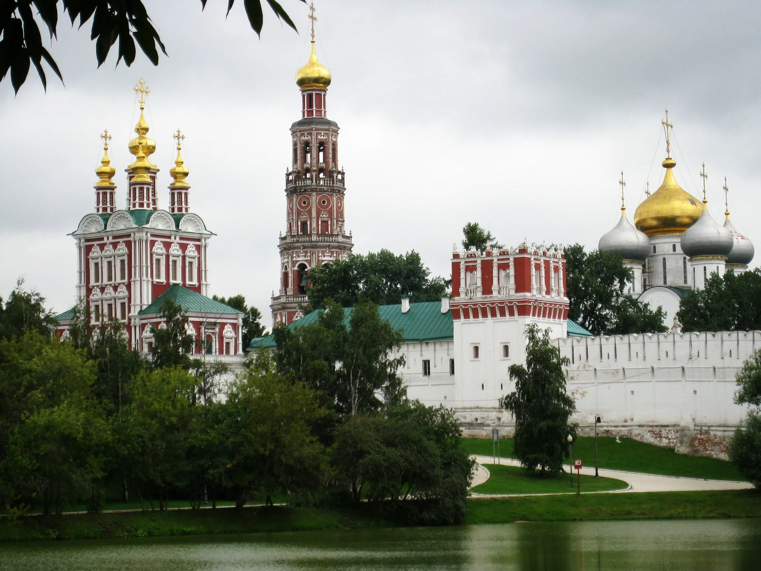  Moscow--Novodovichy monastery near park in southwest Moscow 