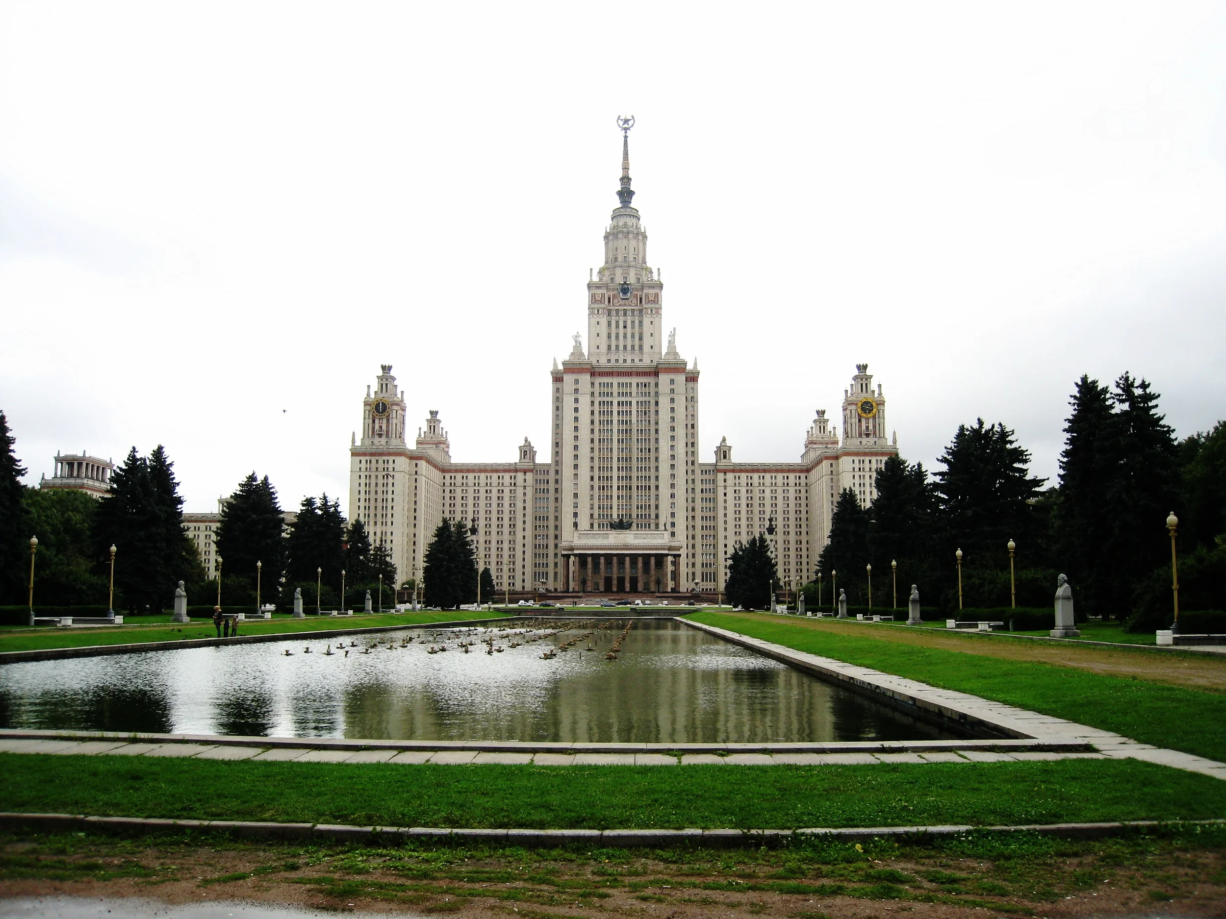  Moscow--The University main building--One of the Seven Sisters 