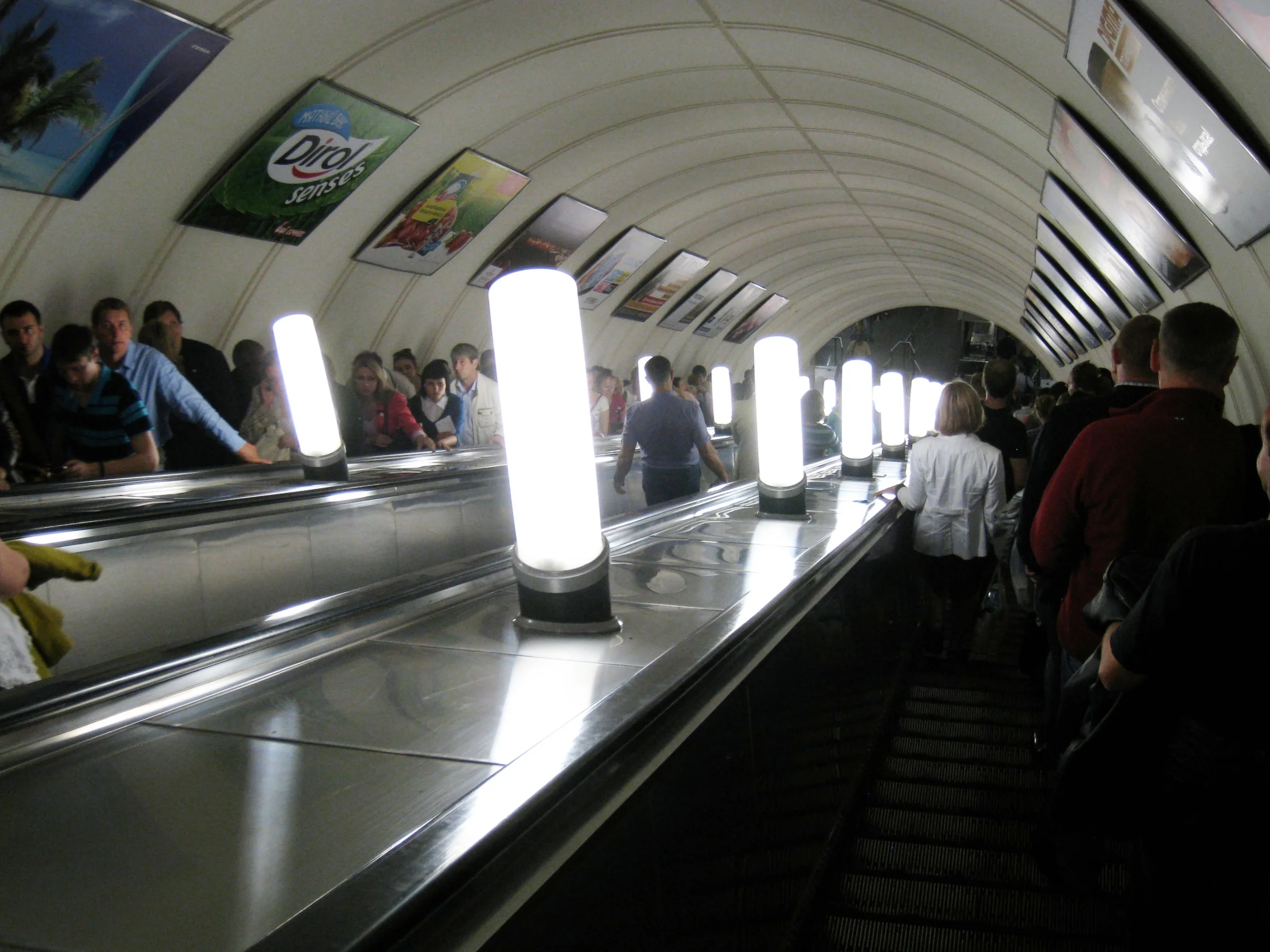  Moscow--Metro--Regular station escalators 