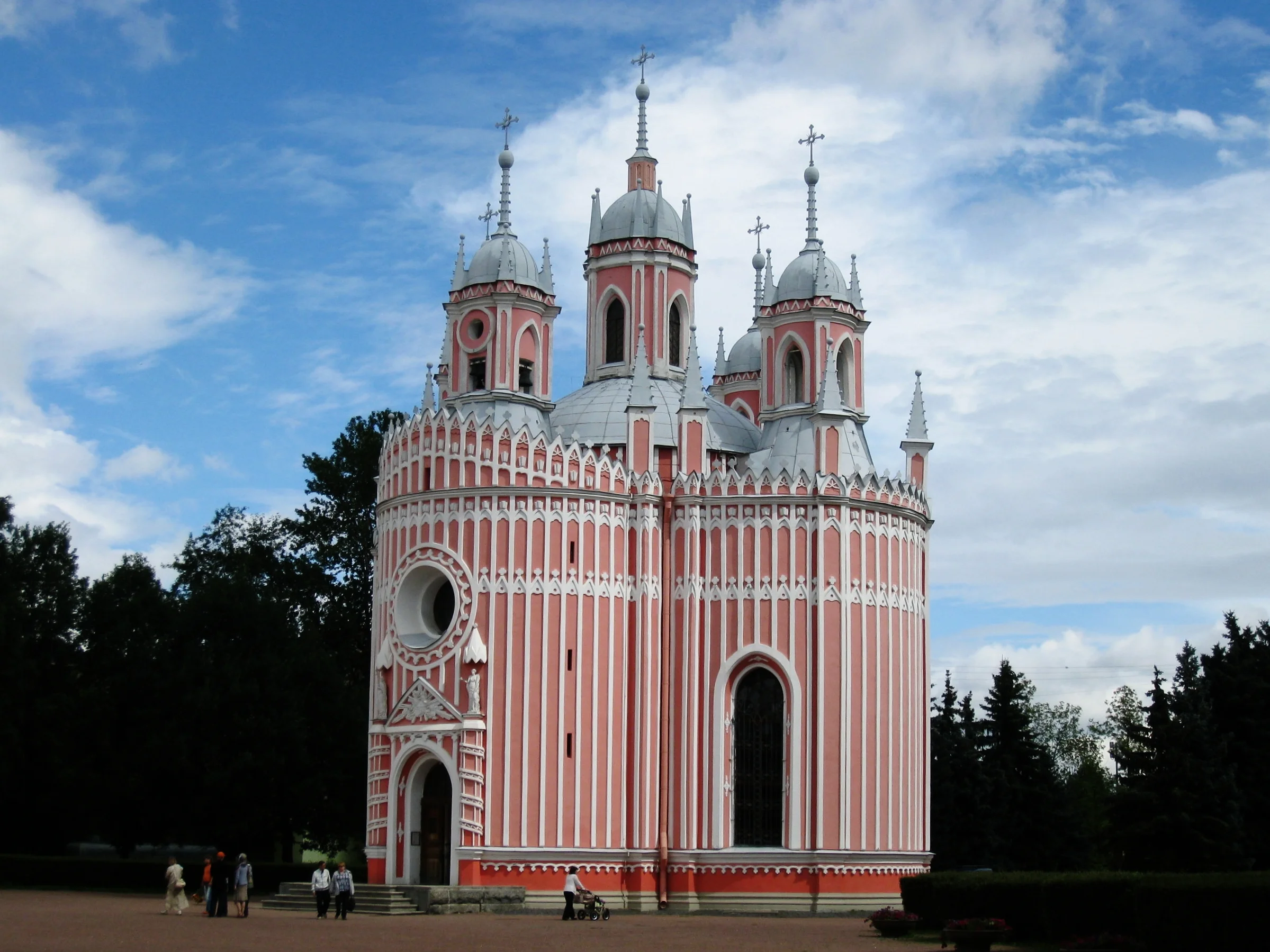  St. Petersburg--Chesme church where Catherine first met Orlov 