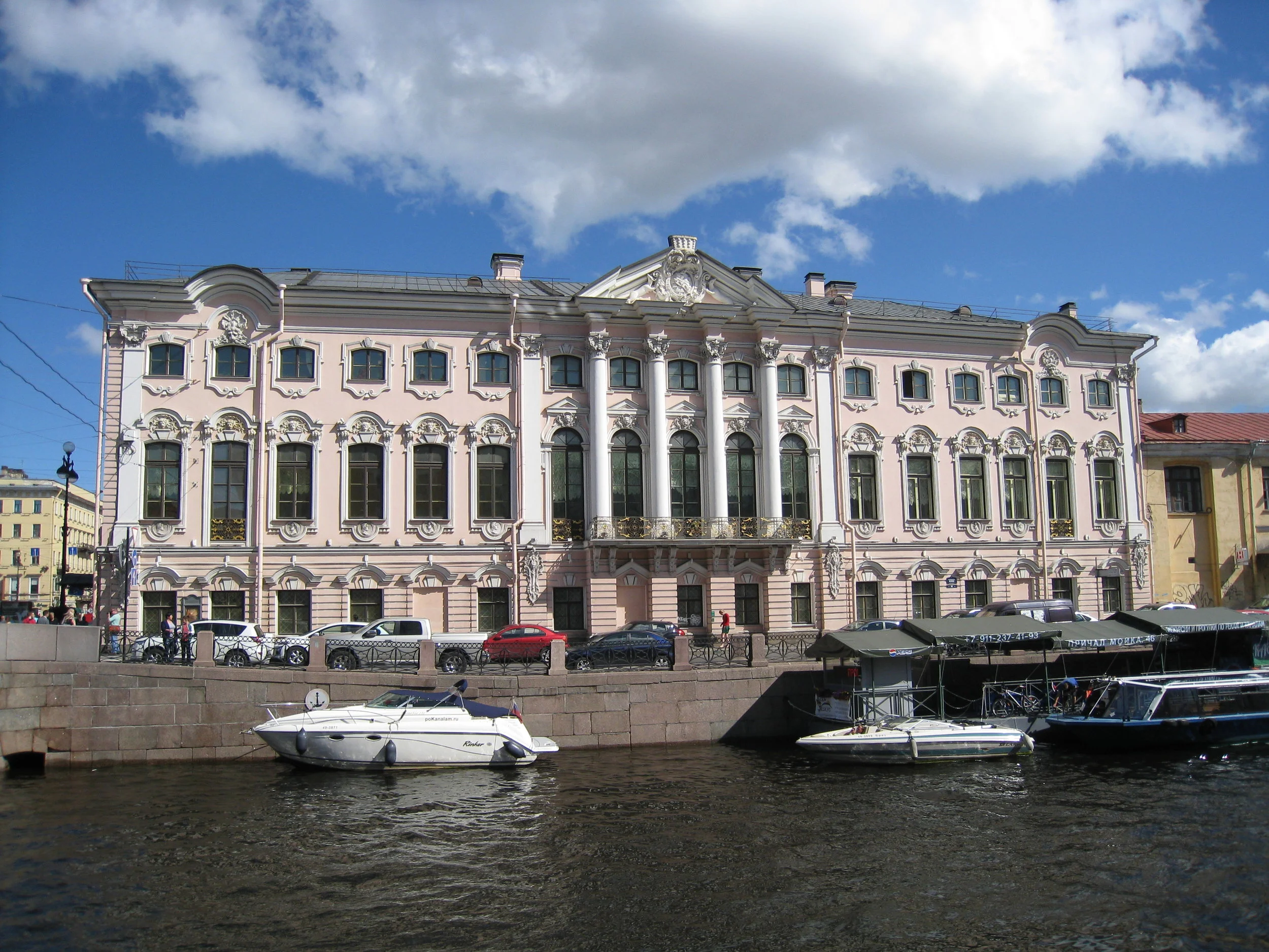  St. Petersburg--Nevsky Prospect--Stroganoff Palace 
