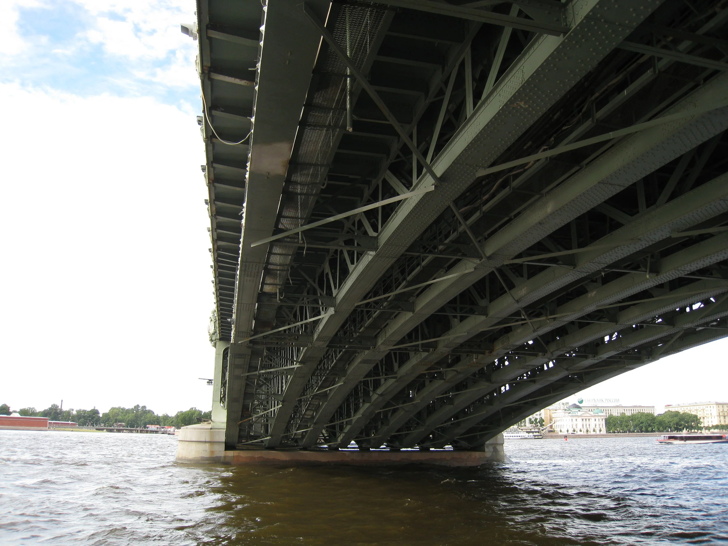  St. Petersburg--The Troitskyi Bridge--From the Neva 