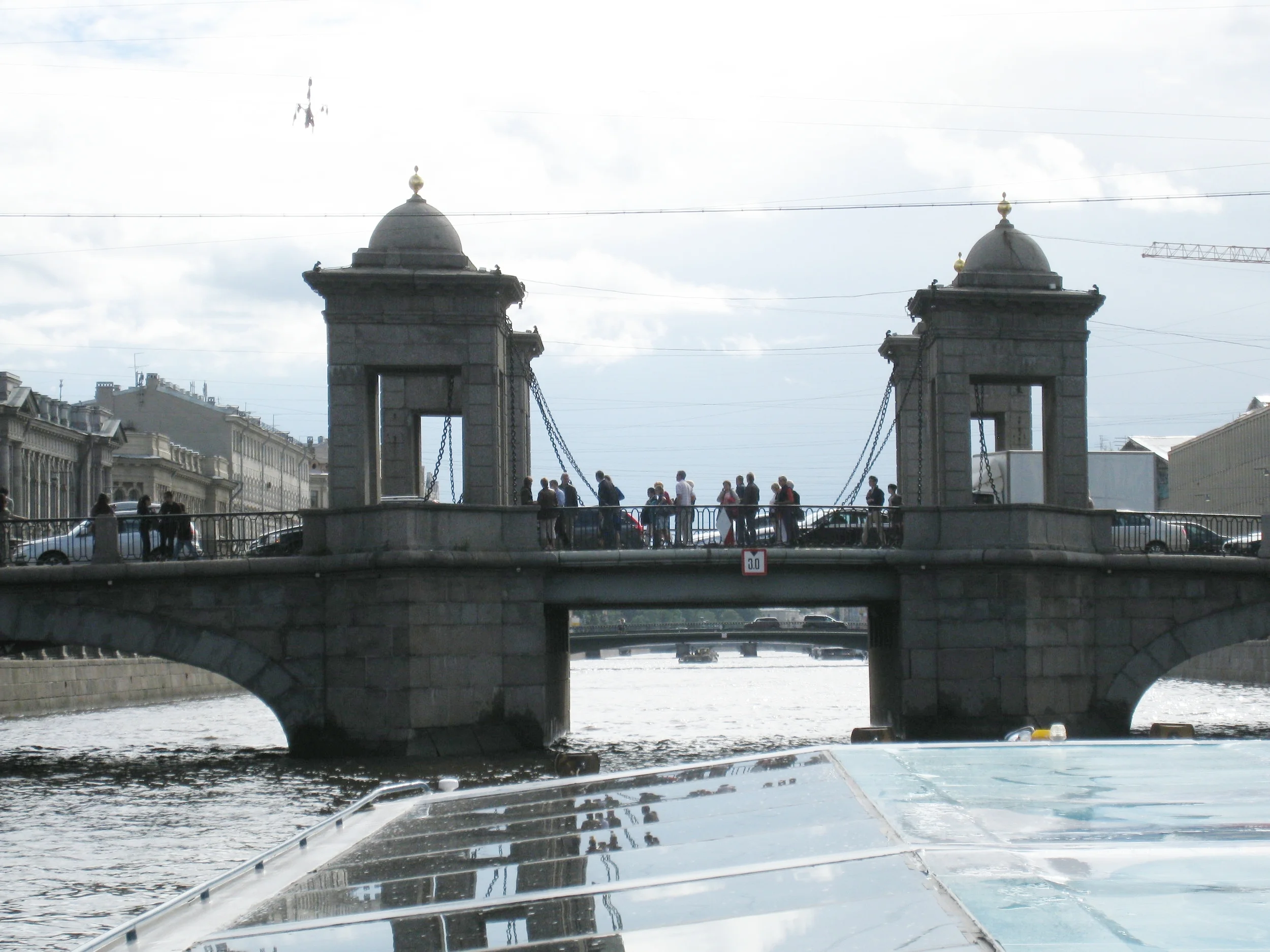  St. Petersburg--The Fontanka Canal--Threading the needle! 
