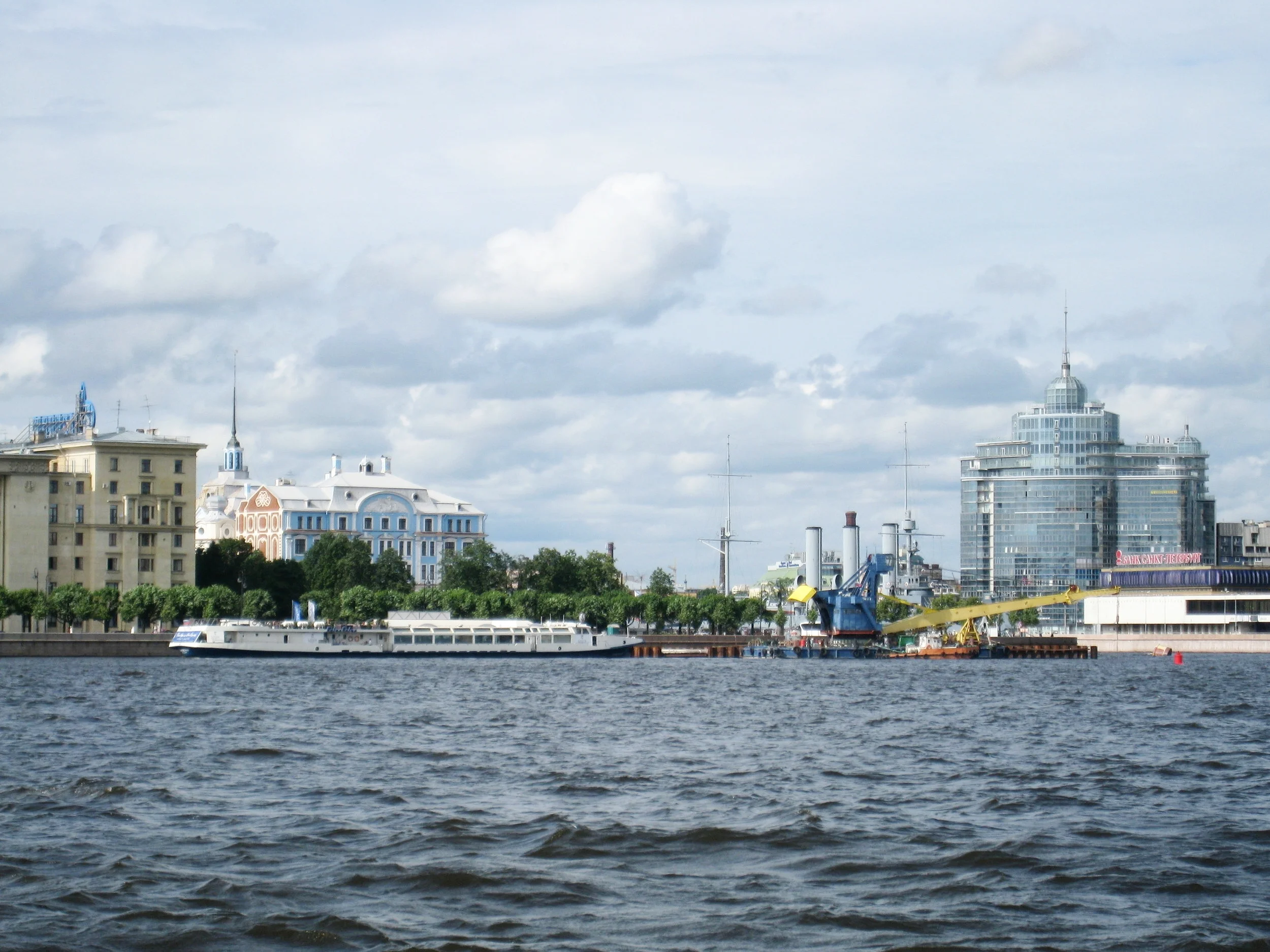  St. Petersburg--The Aurora--From the Neva 
