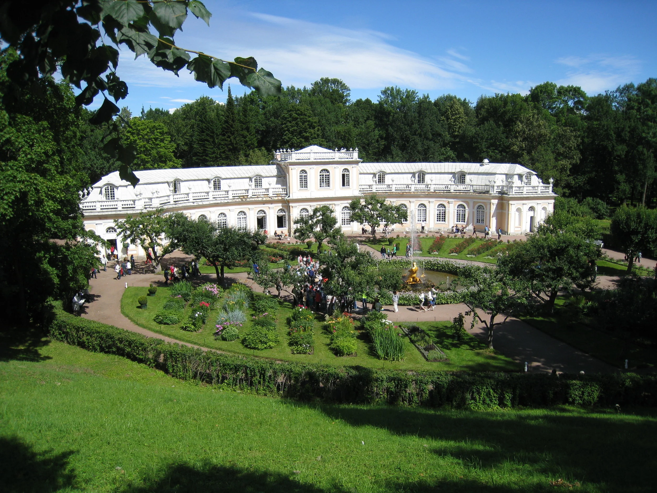  St. Petersburg--Peterhof--The Palace Gardens--Greenhouse (now a restaurant) 