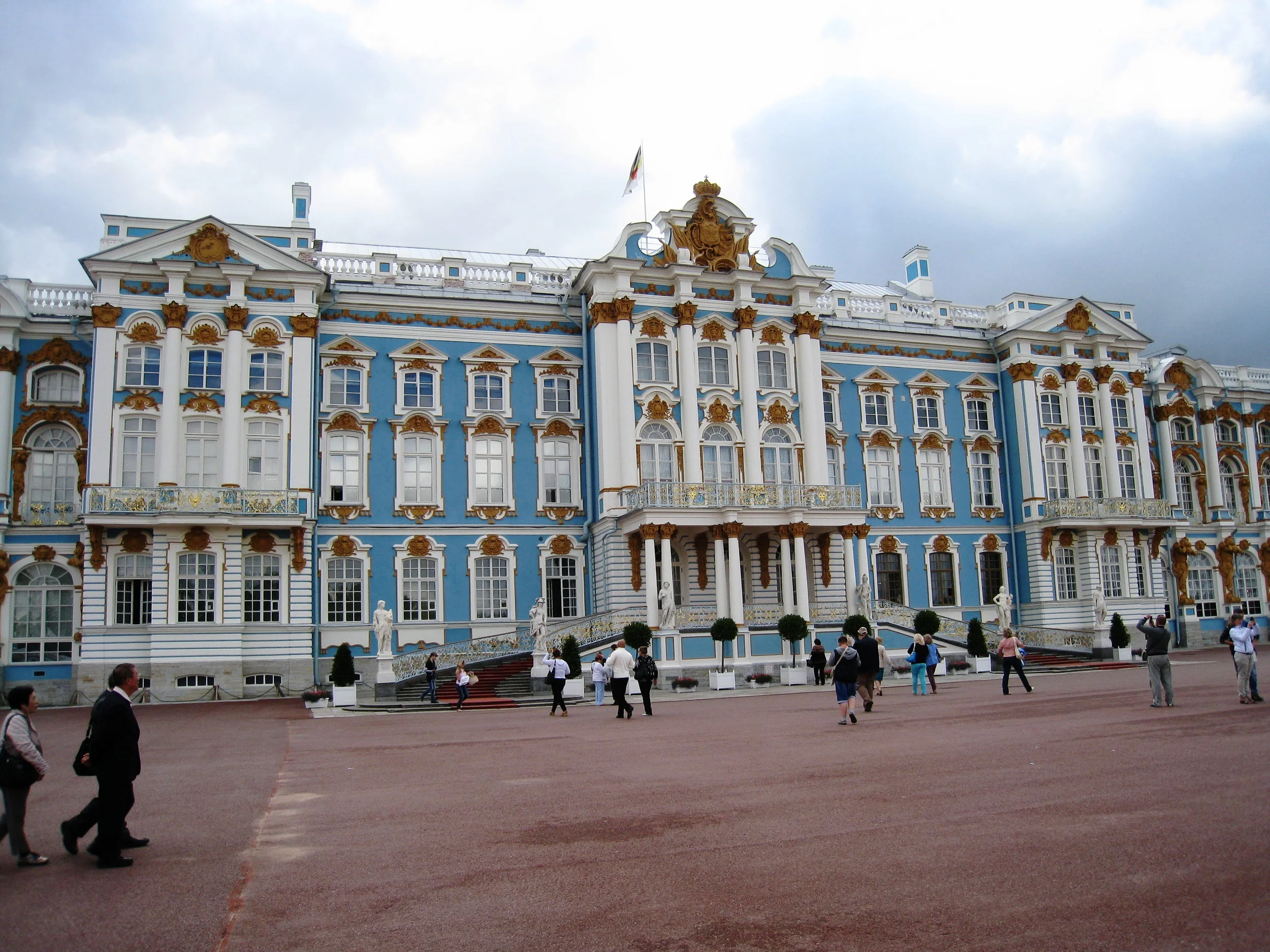  Puskin (Catherine Palace)--Detail of facade 