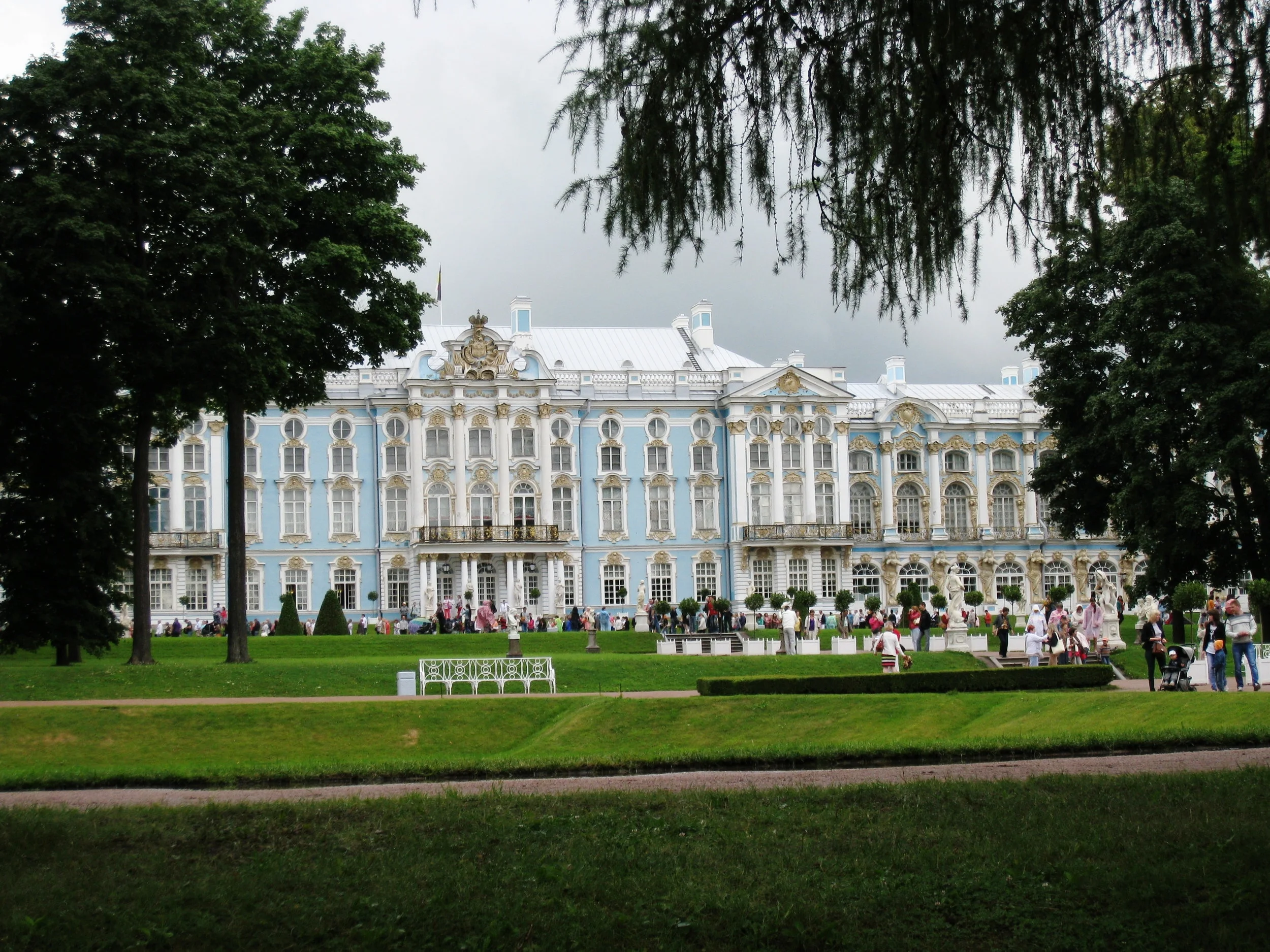  Pushkin (Catherine Palace)--Rear elevation 
