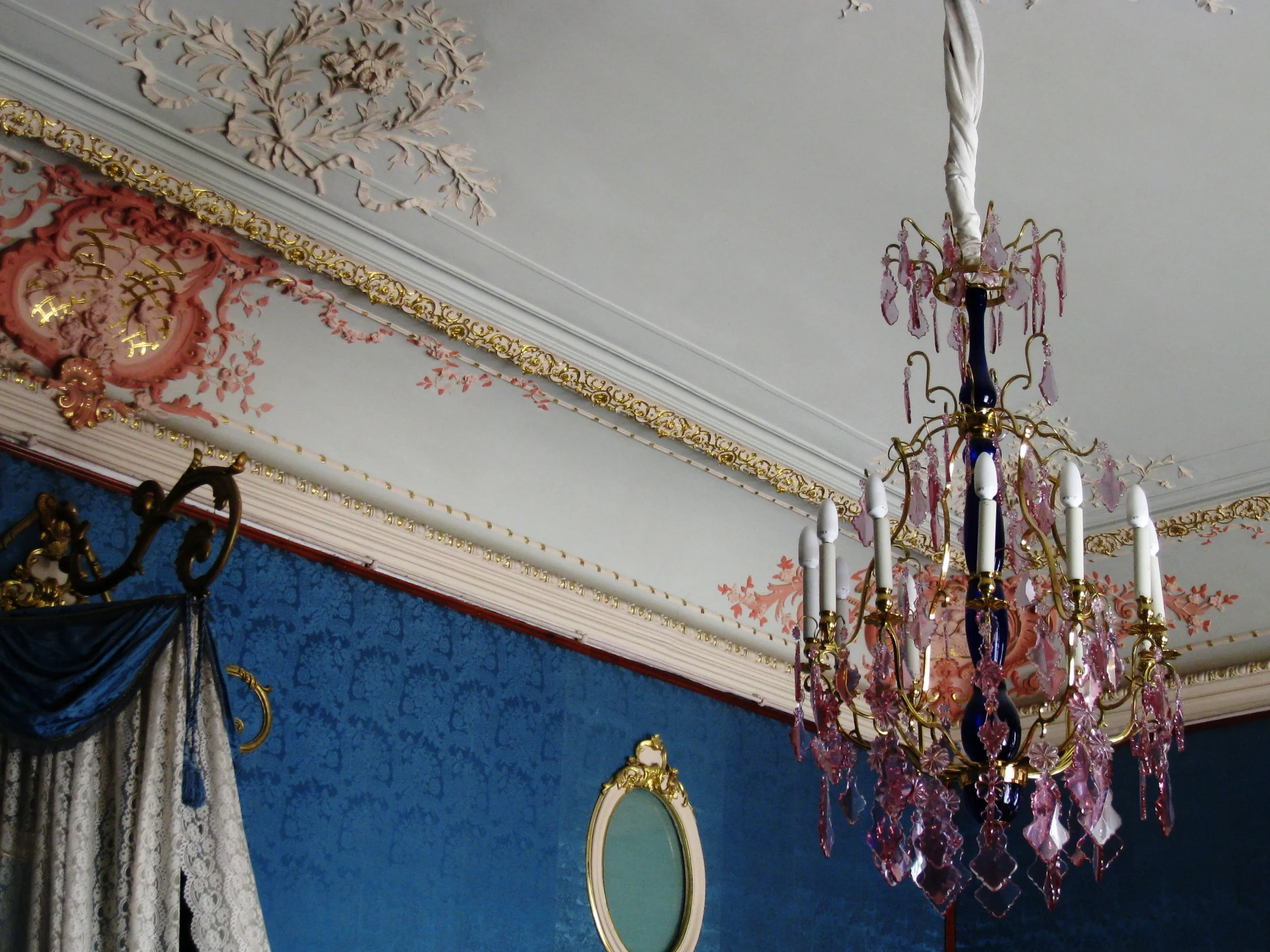  St. Petersburg--Yusupov Palace--Interior--Bedroom for show only 