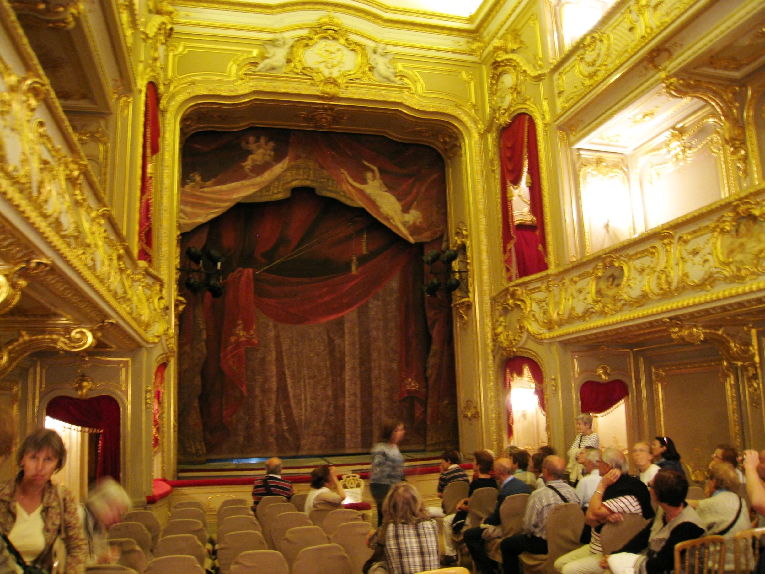  St. Petersburg--Yusupov Palace--Interior--Stage 