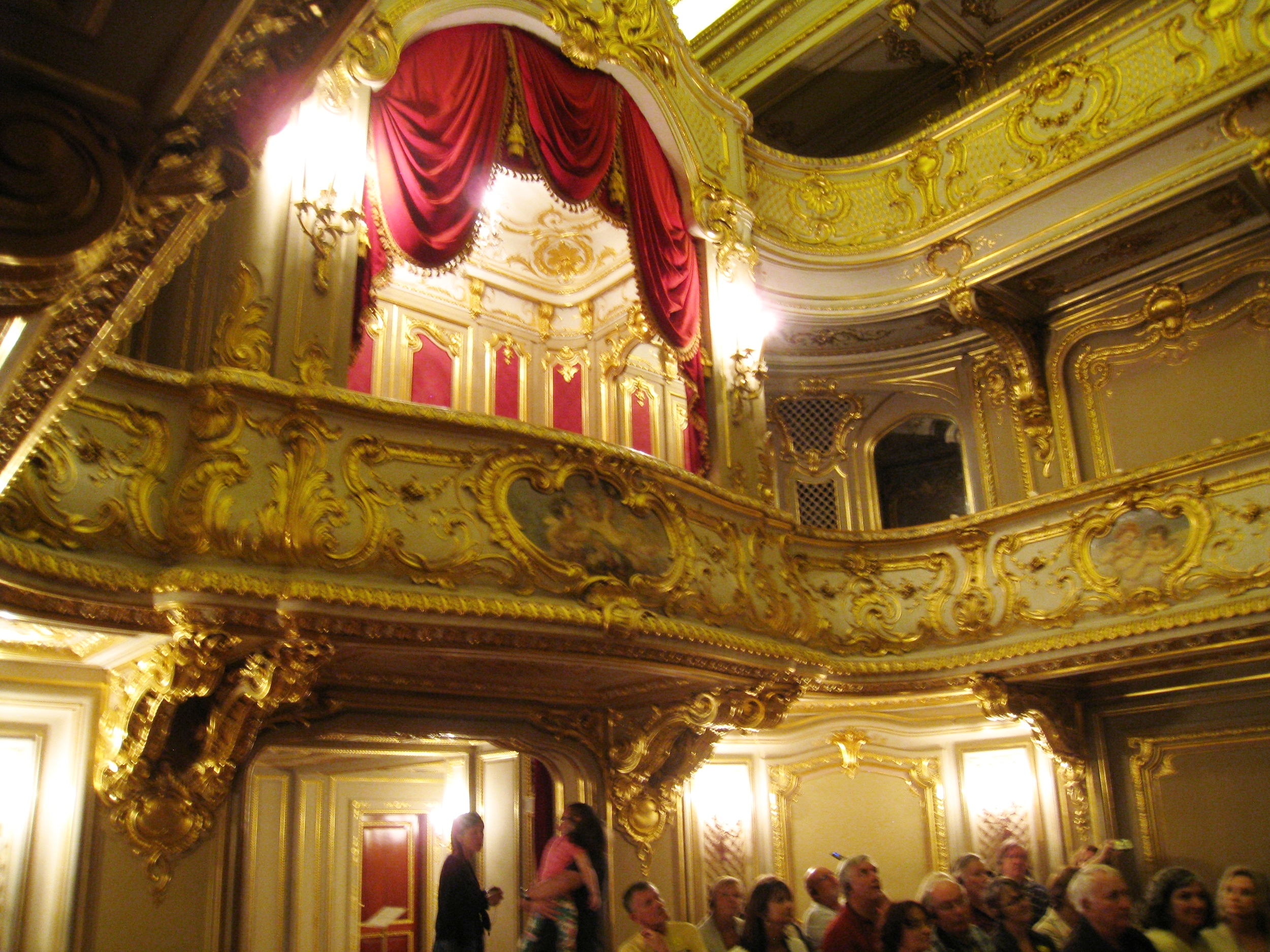  St. Petersburg--Yusupov Palace--Interior--Theatre box 