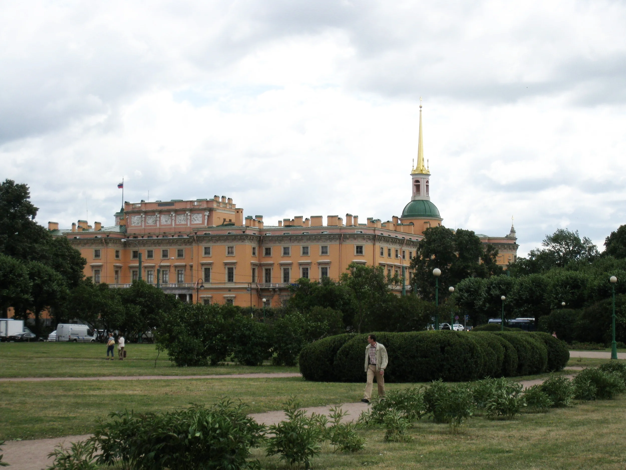  St. Petersburg--St. Michael's Castle from Field of Mars 