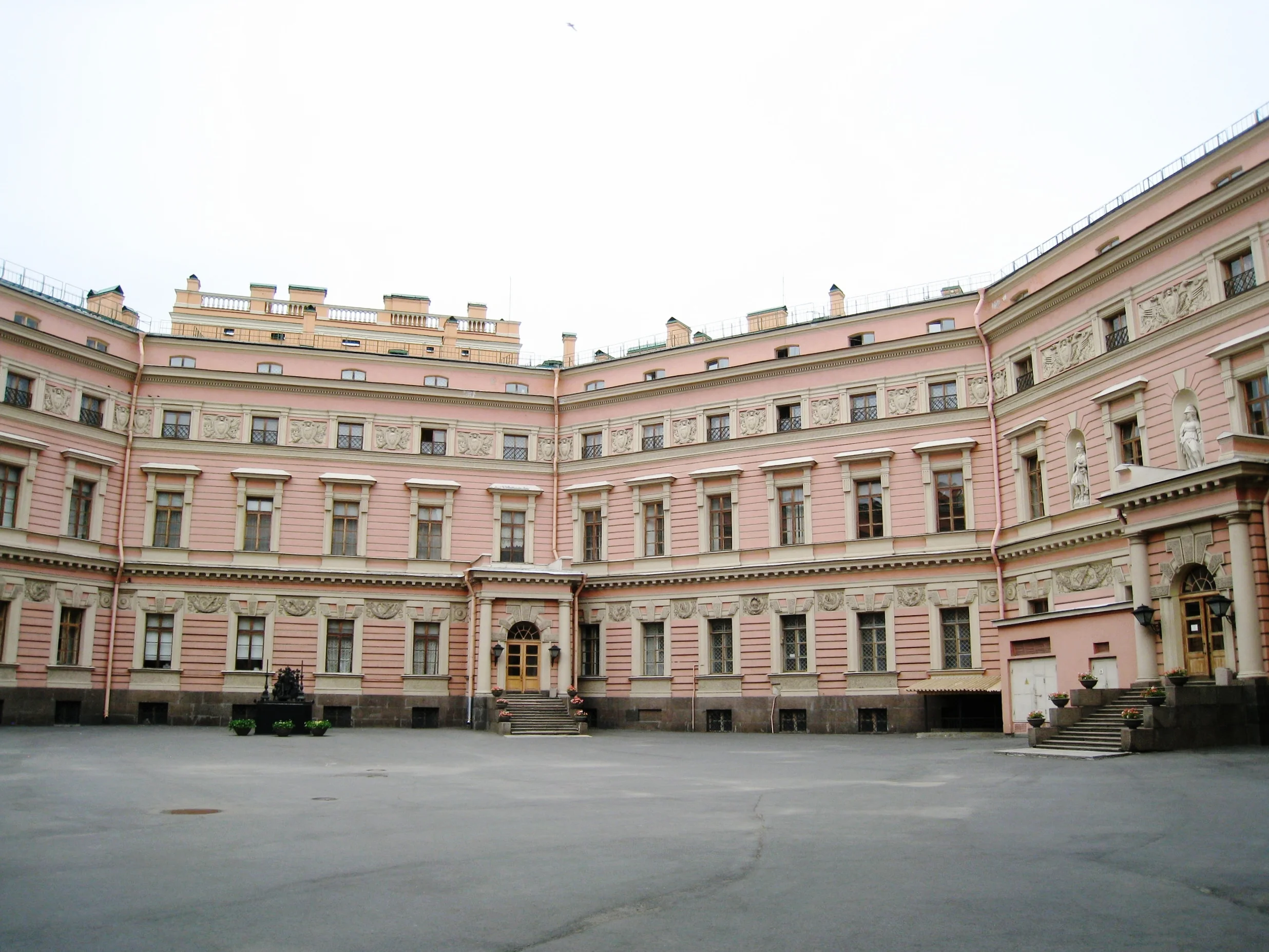  St. Petersburg--Inner Courtyard of St. Michael's Castle 