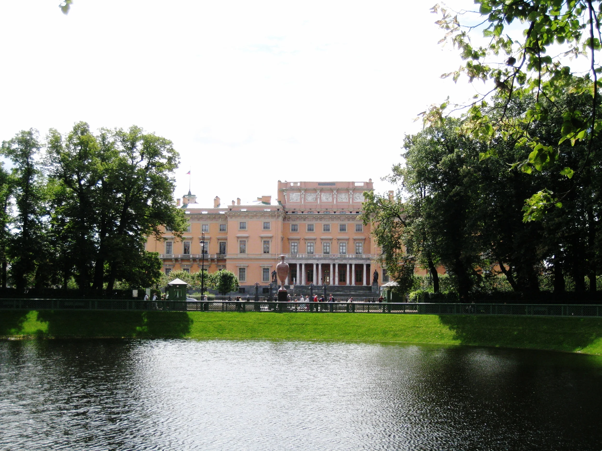  St. Petersburg--St. Michael's Castle from the Gardens 