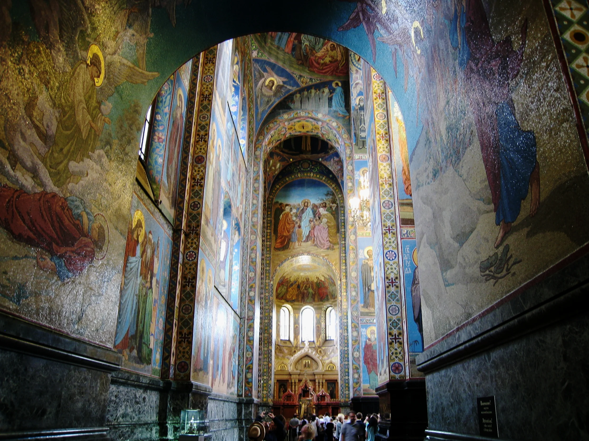 St. Petersburg--The Church on Spilled Blood--Interior side chapel 